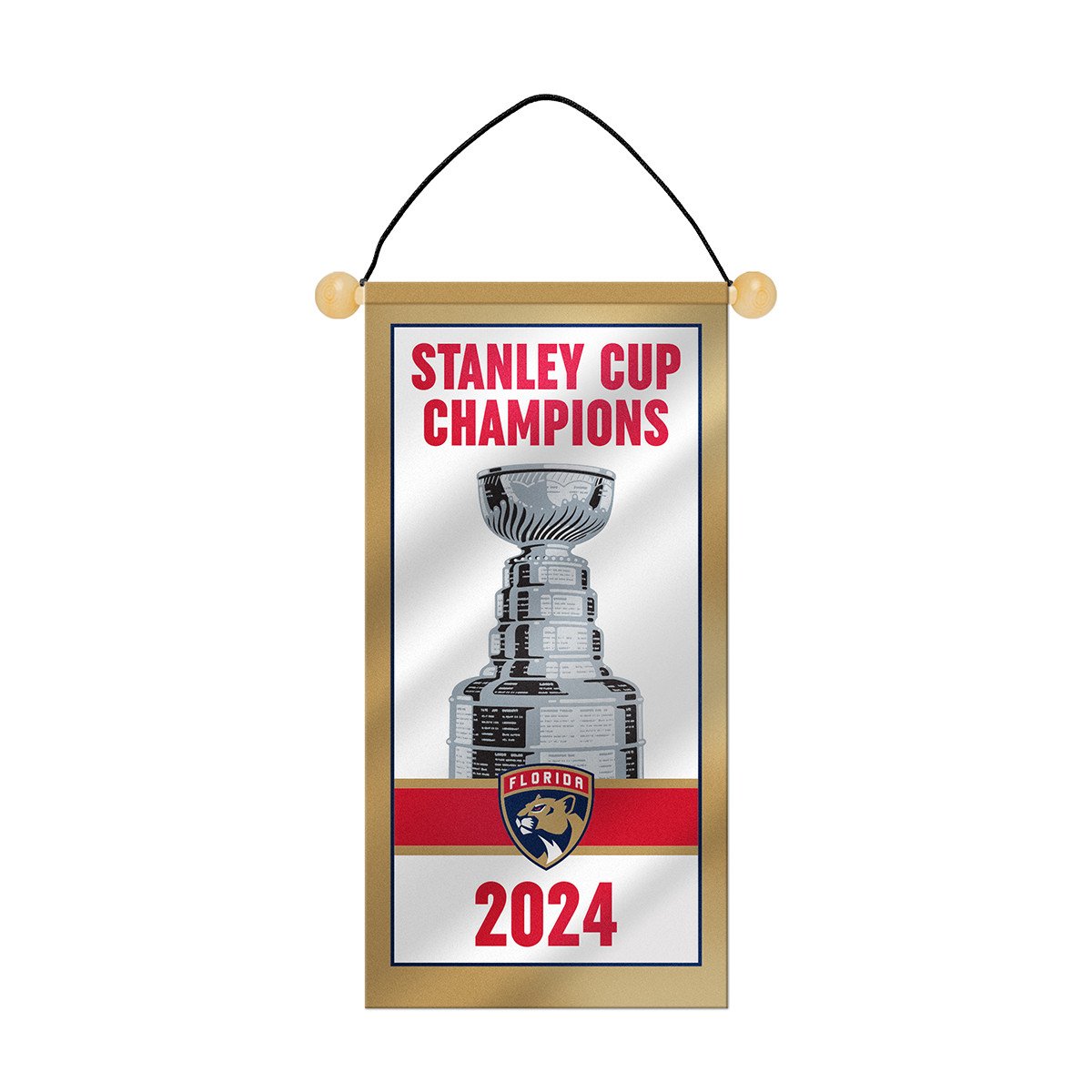 Florida Panthers 2024 Stanley Cup Champions 8 x 4 Replica Banner