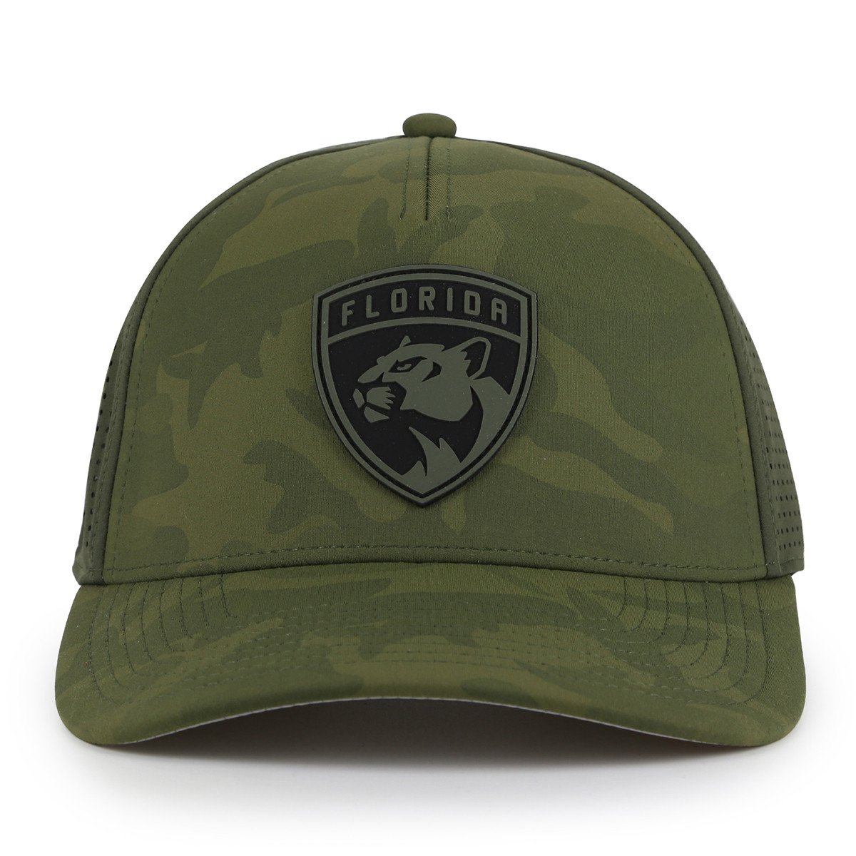 Florida Panthers Olive Camo Super Tech Cap