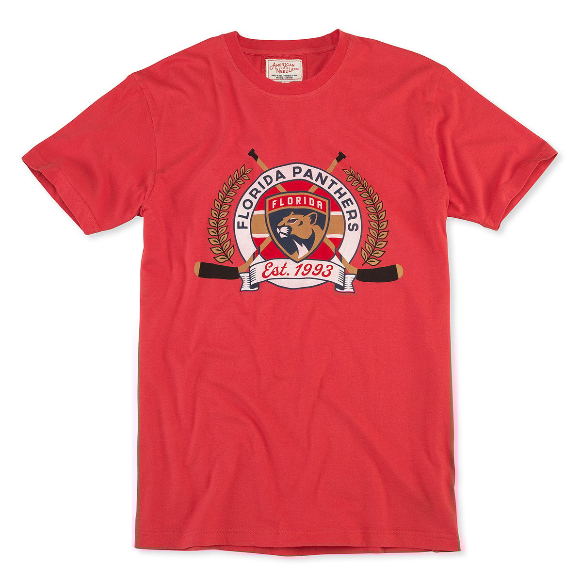 Florida Panthers Crest Brass Tacks T-Shirt