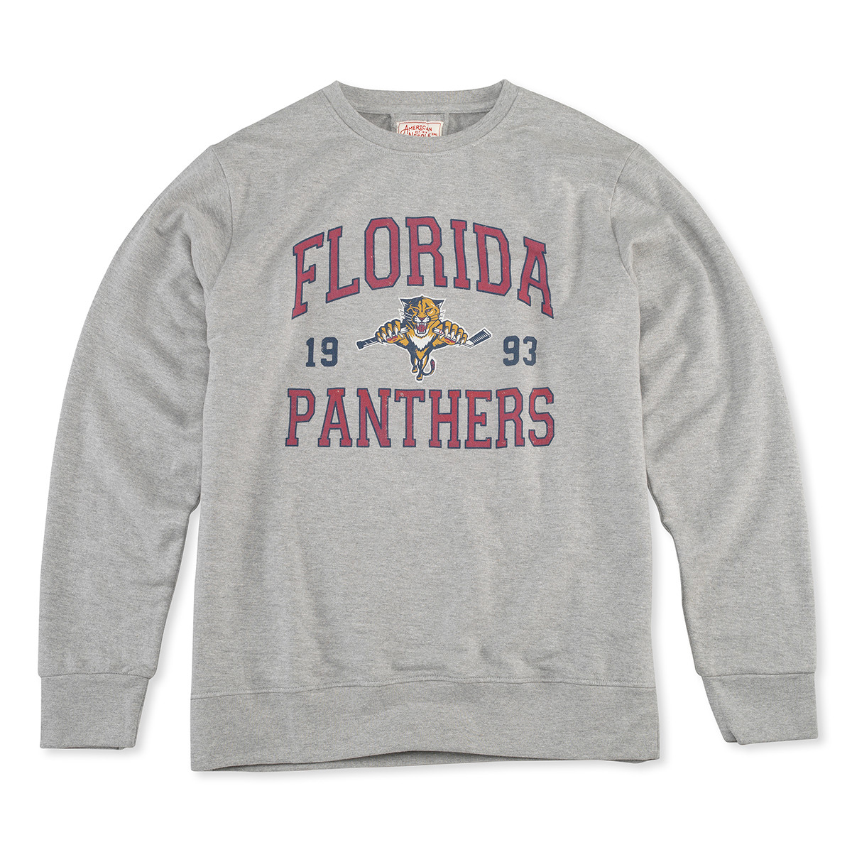 Florida Panthers 1993 Retro Sunday Crew Neck Sweatshirt - FLA TEAM