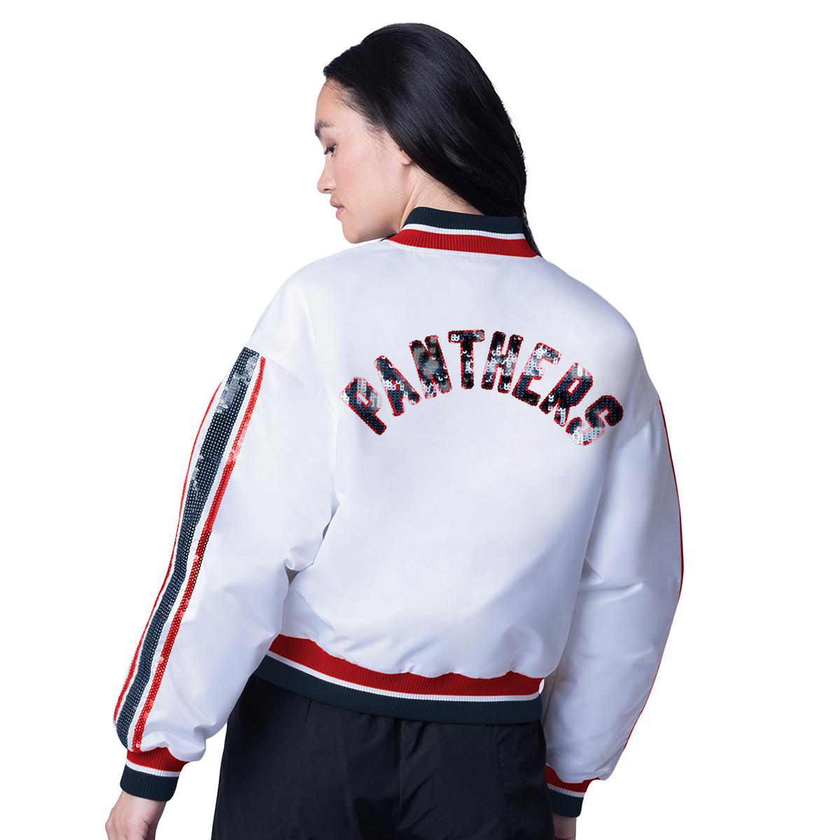 Florida Panthers Women's Double Coverage Crop Varsity Jacket
