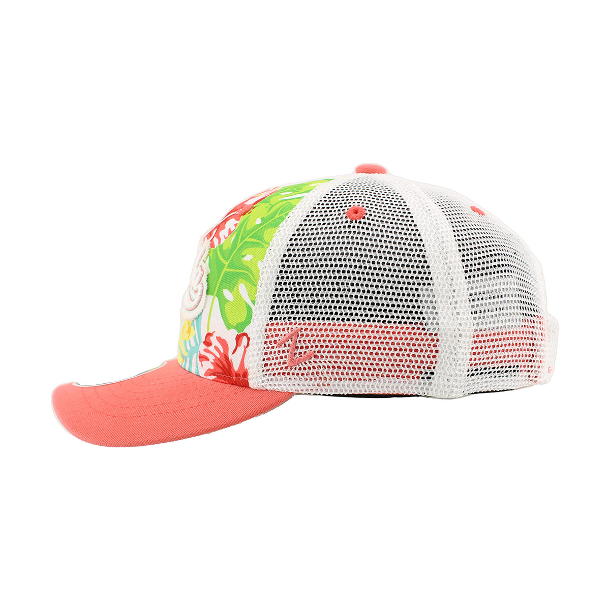 Florida Panthers Youth Swoop Floral Coral Cap