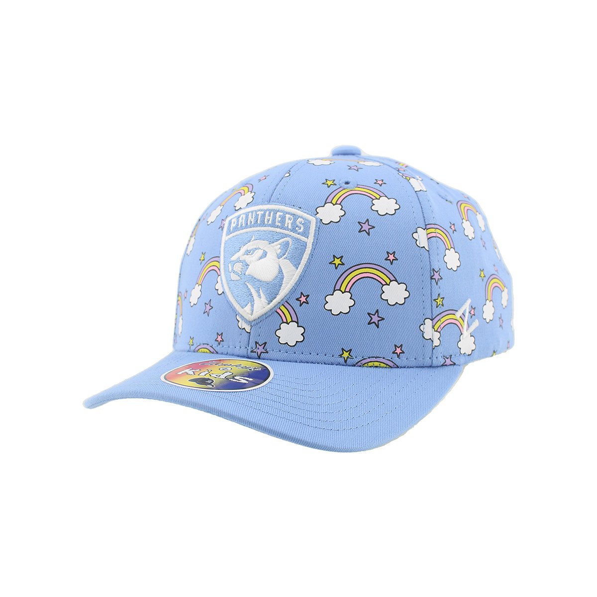 Florida Panthers Youth Girls Rainbows Blue Cap
