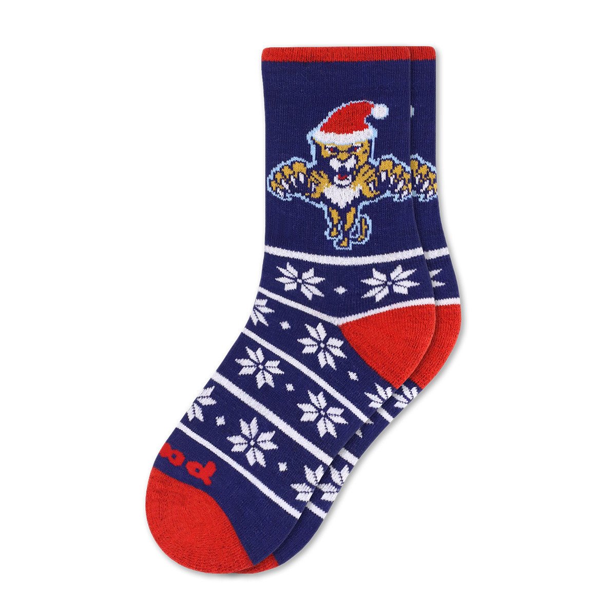 Florida Panthers Youth Santa Claws Socks