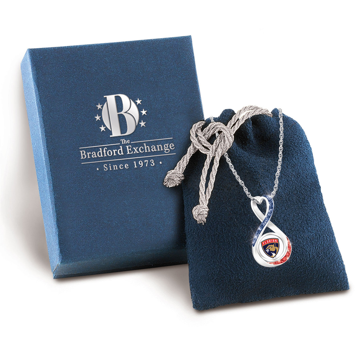 Florida Panthers 2024 Stanley Cup Champions Infinity Necklace