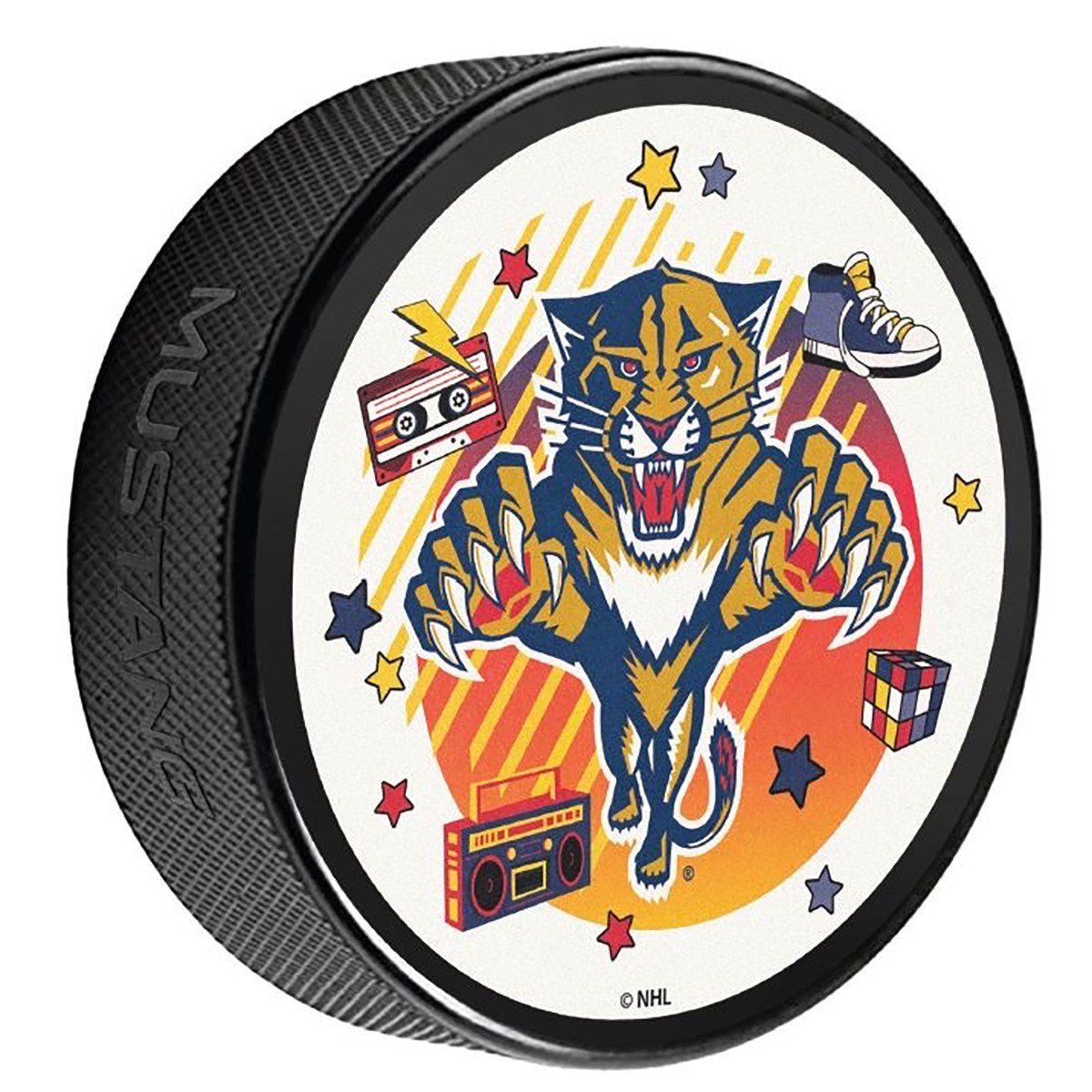 Florida Panthers 90's Night 2025 Puck