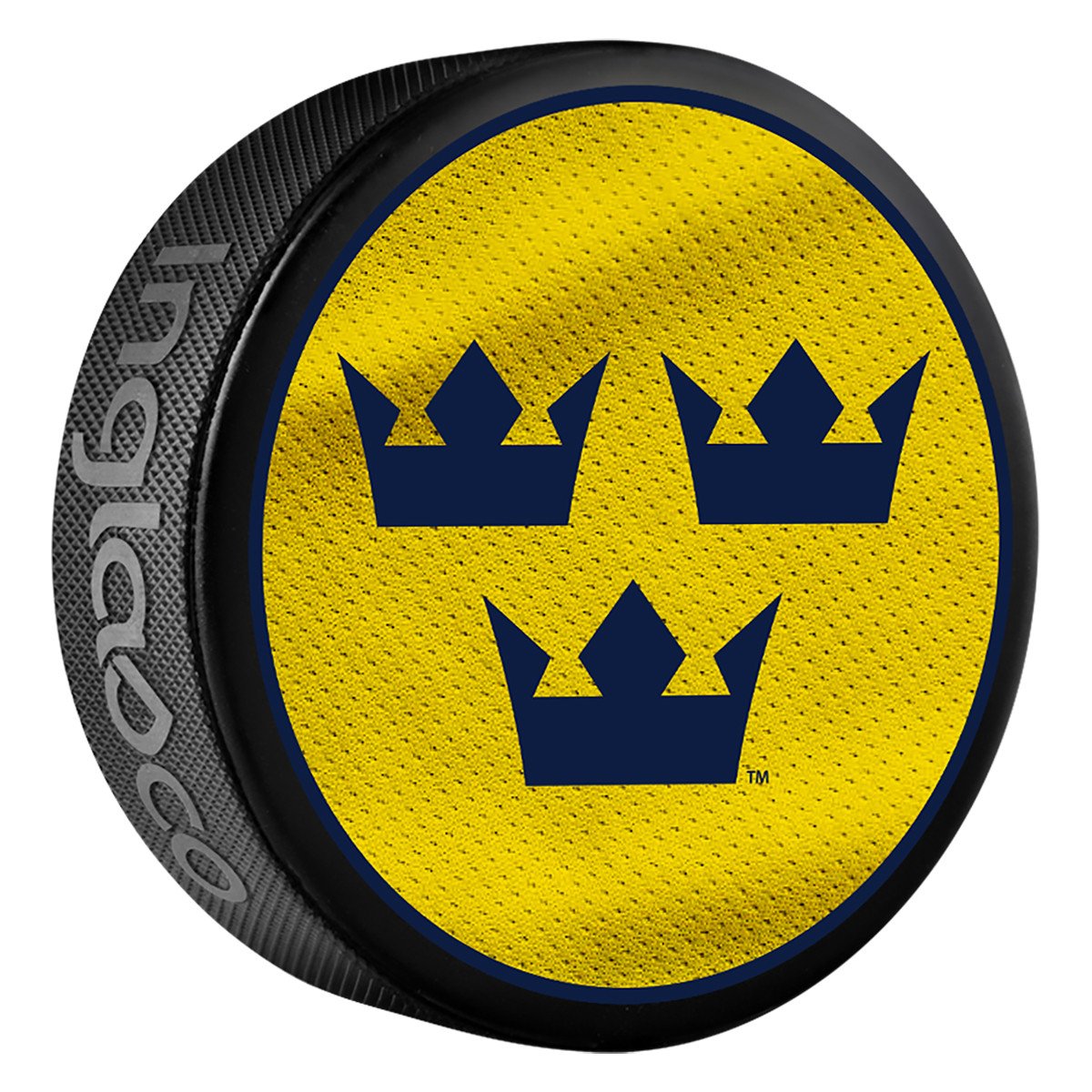 NHL 4 Nations Sweden #42 Gustav Forsling Puck