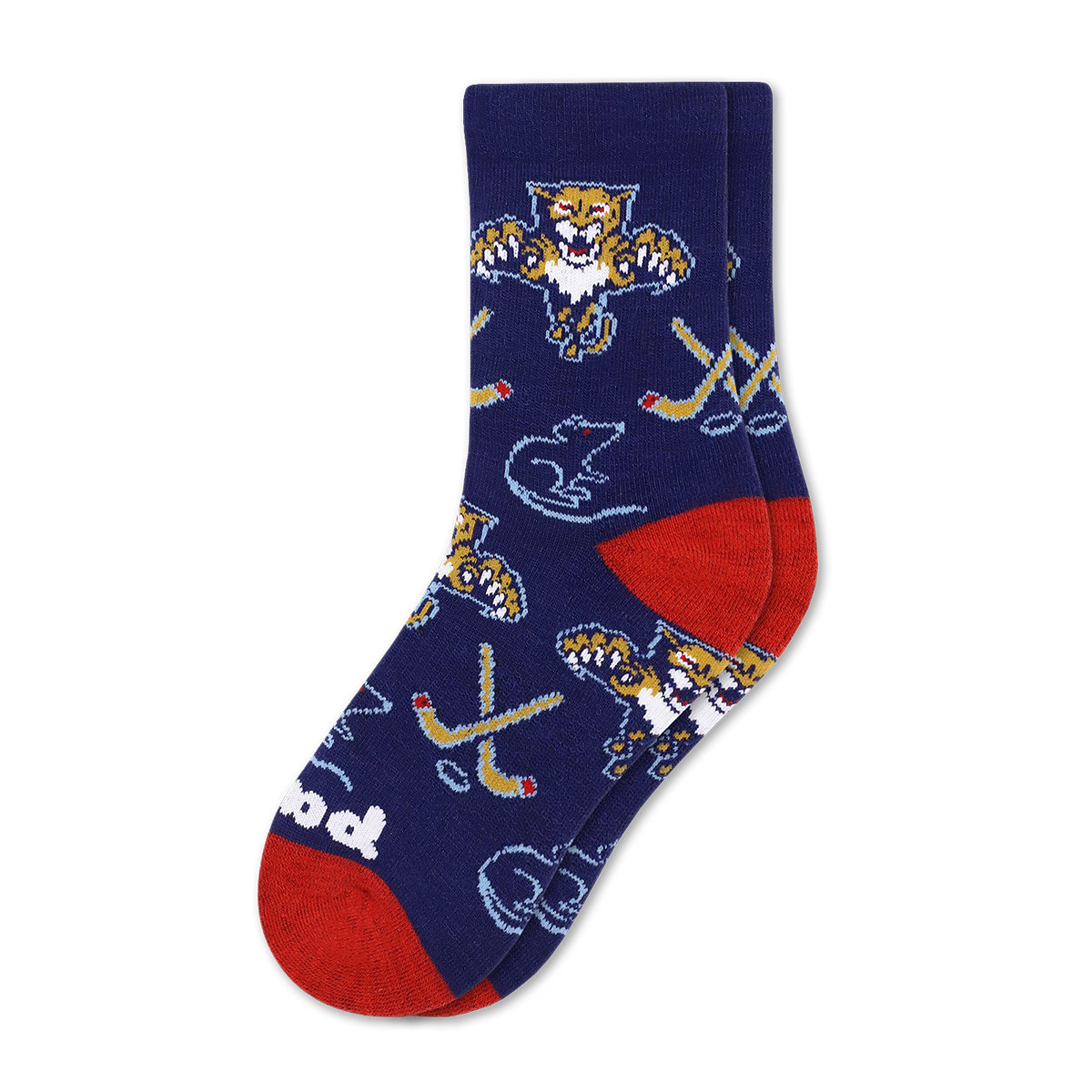 Florida Panthers Youth Leaping Cats and Rats Socks