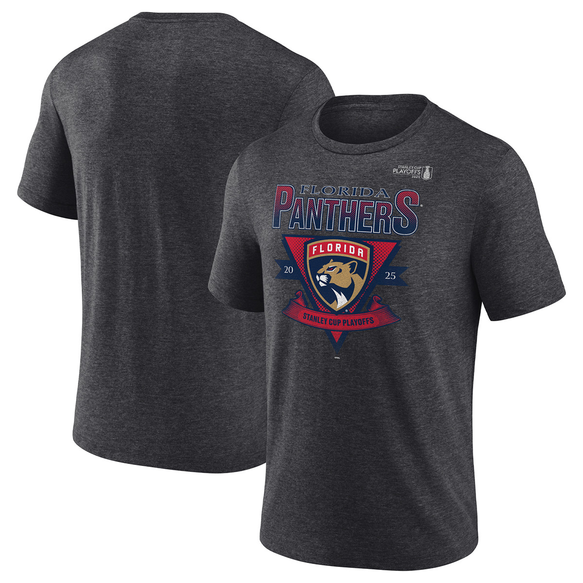 Florida Panthers 2025 Stanley Cup Playoff Participant Crease T-Shirt
