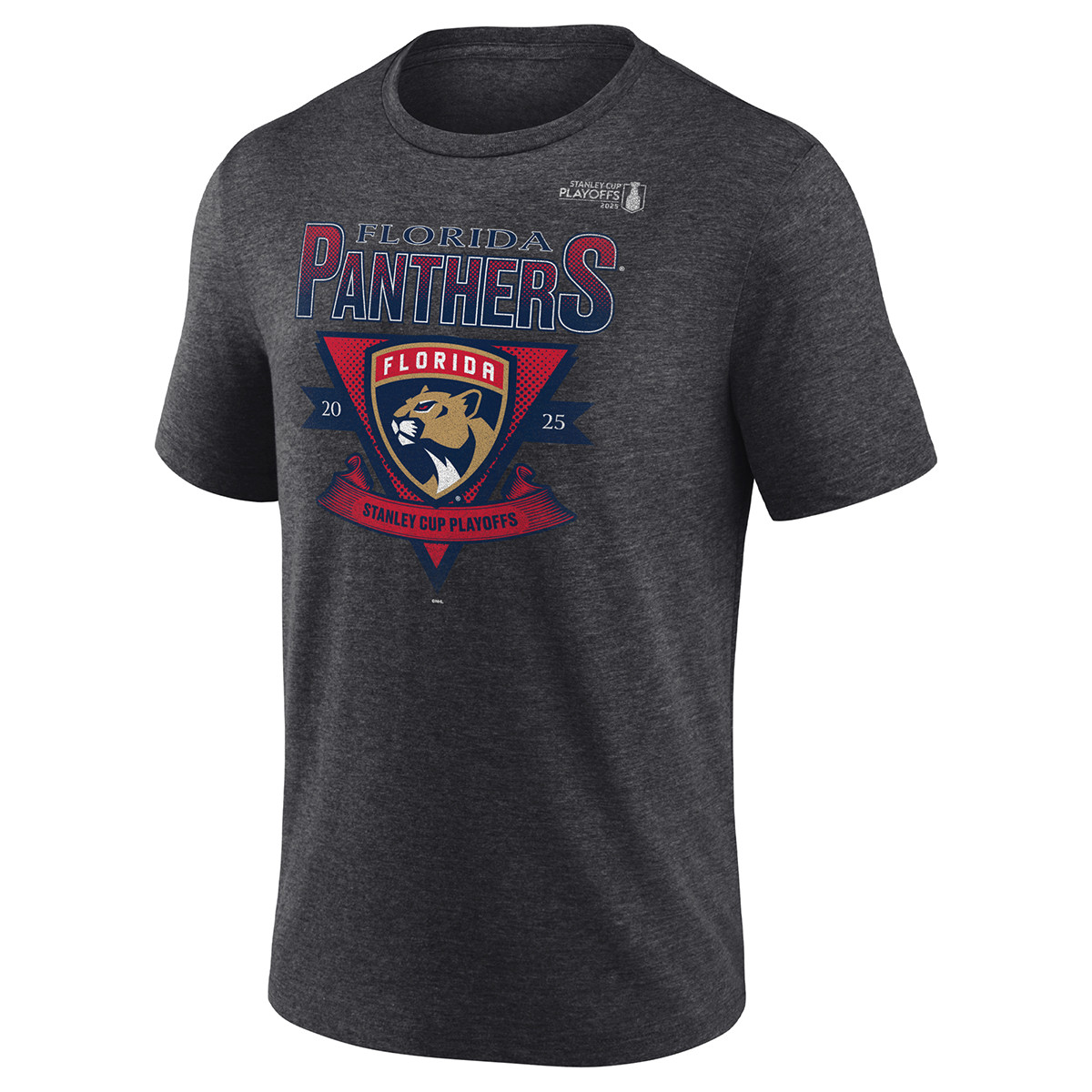 Florida Panthers 2025 Stanley Cup Playoff Participant Crease T-Shirt
