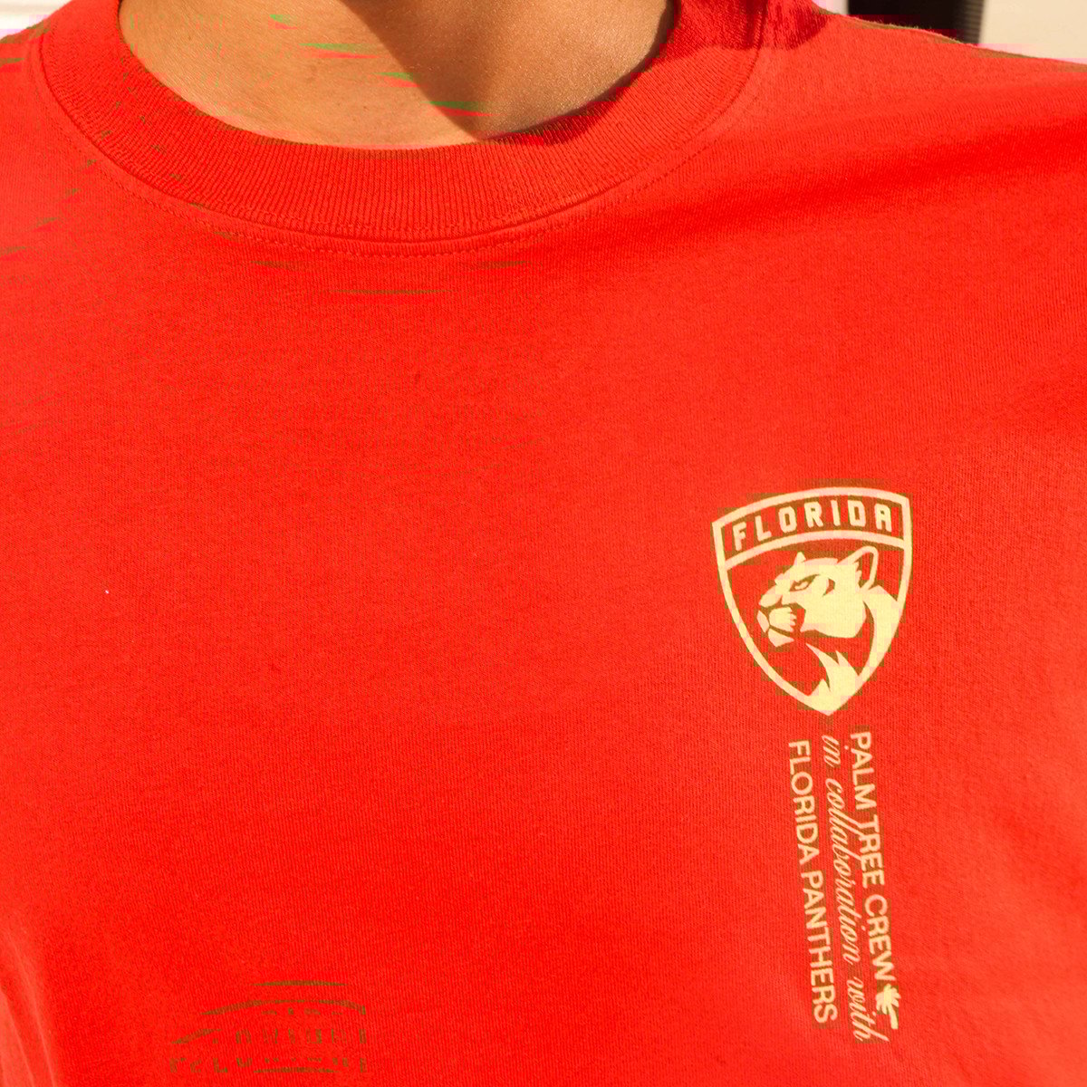 Florida Panthers x Palm Tree Crew Red T-Shirt