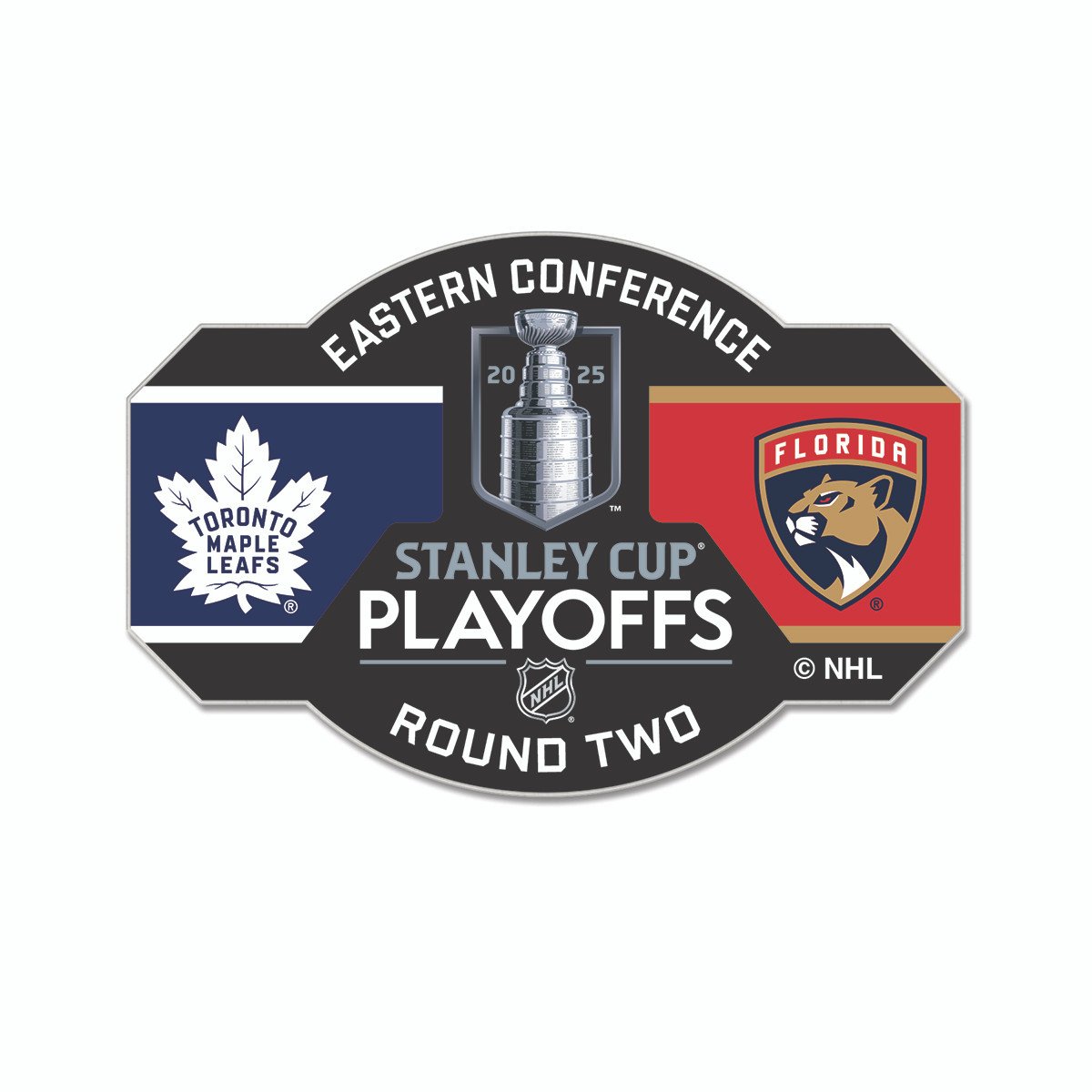 Florida Panthers vs. Toronto Maple Leafs 2025 Stanley Cup Playoff Round 2 Pin