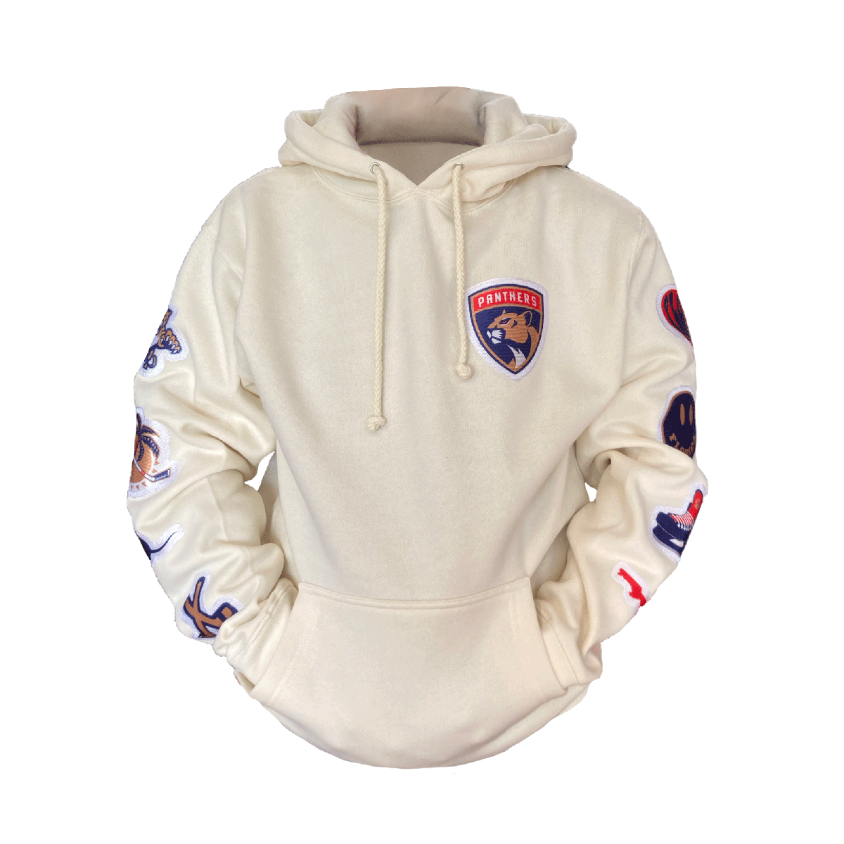 Florida Panthers Shield Patches Hooded Sweatshirt