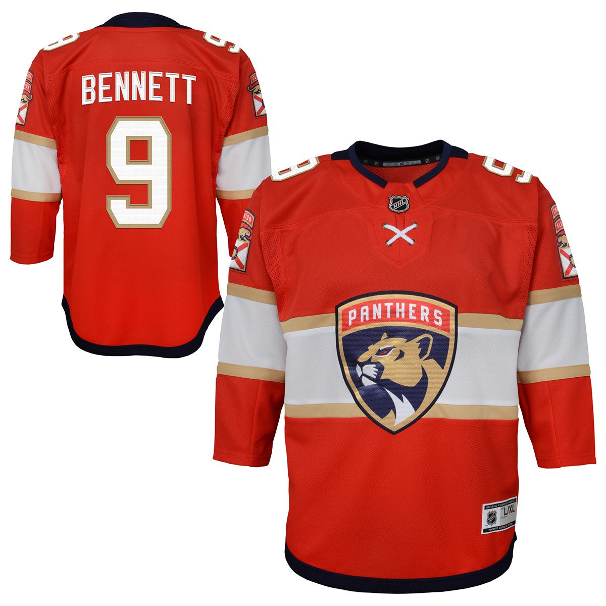 Florida Panthers Youth #9 Sam Bennett Home Jersey