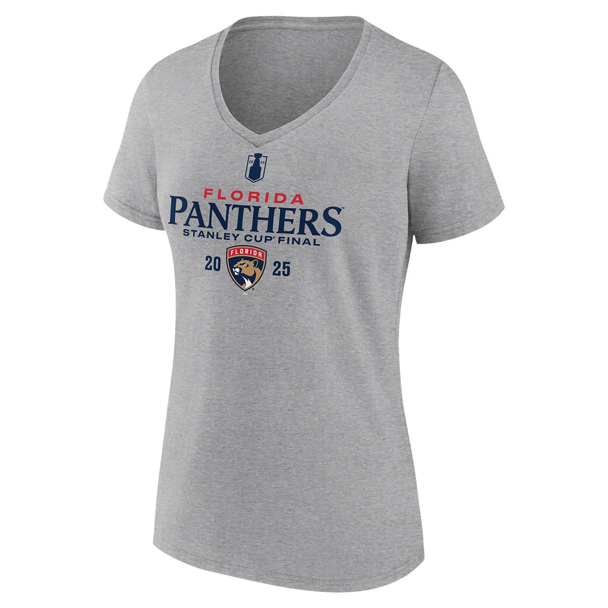 Florida Panthers Women's 2025 Stanley Cup Final Roster V-Neck T-Shirt