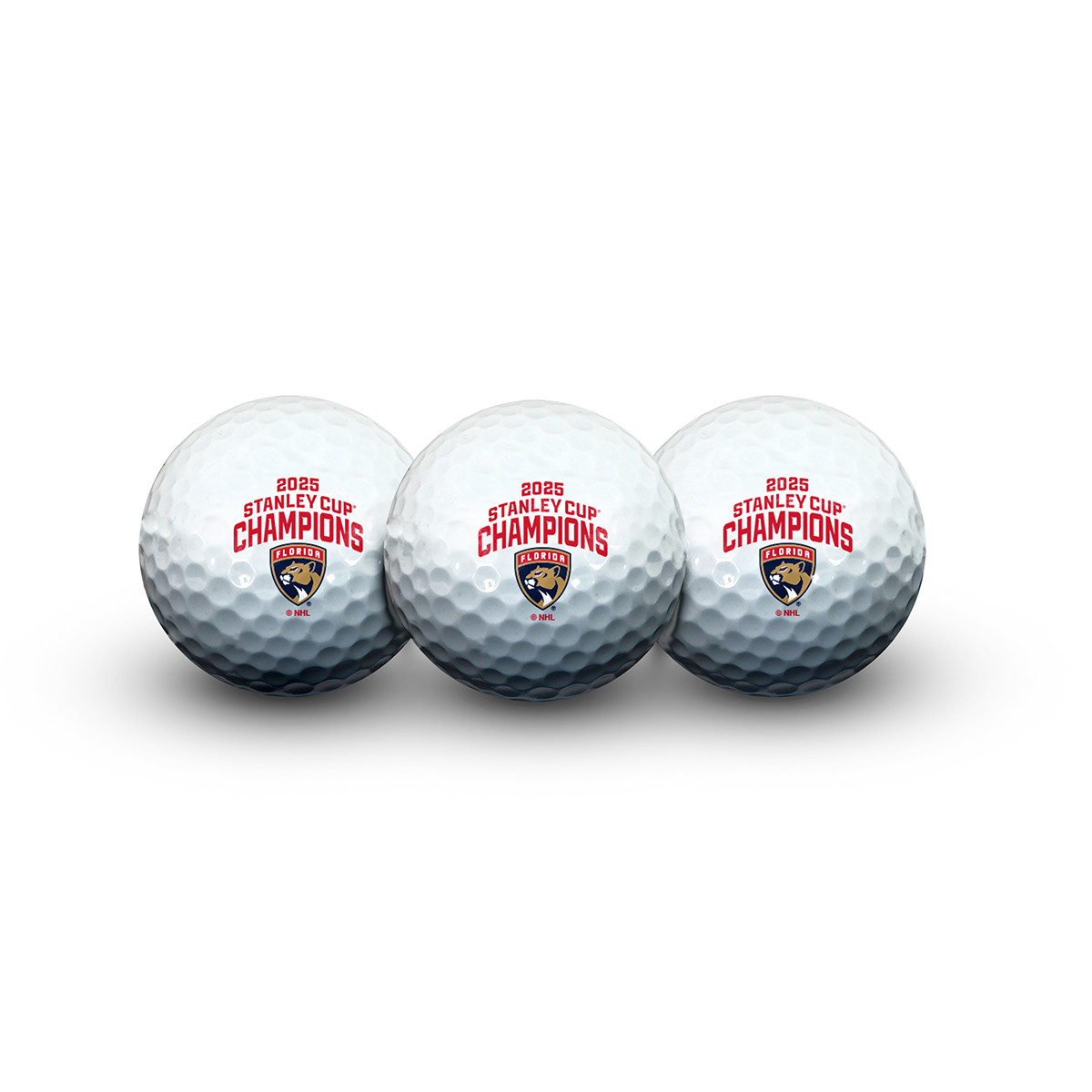 Florida Panthers 2025 Stanley Cup Champions Golf Ball Set