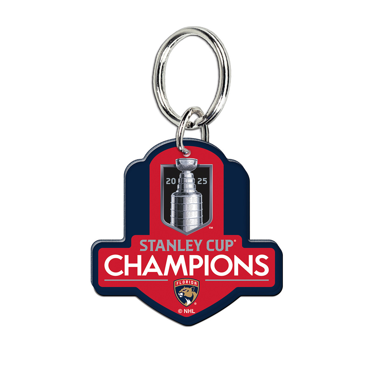 Florida Panthers 2025 Stanley Cup Champions Key Chain
