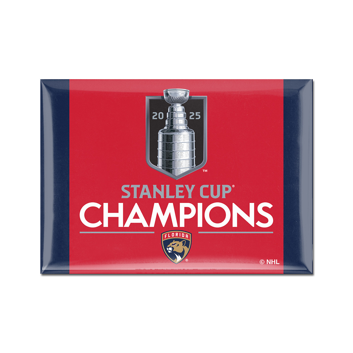 Florida Panthers 2025 Stanley Cup Champions Fridge Magnet