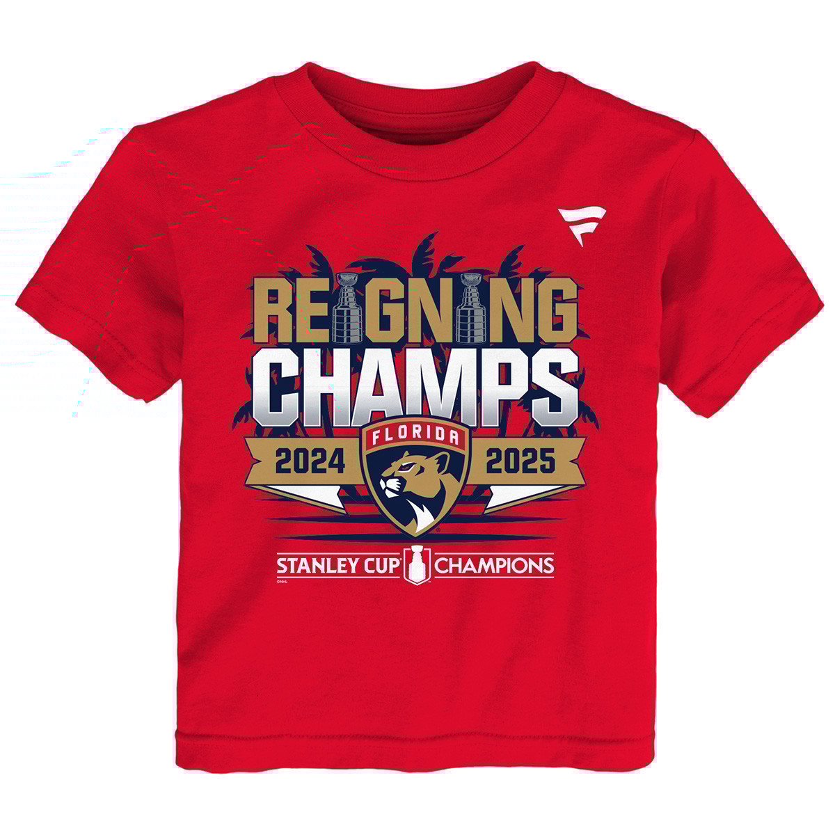 Florida Panthers Toddler 2024 Stanley Cup Champions Roster T-Shirt