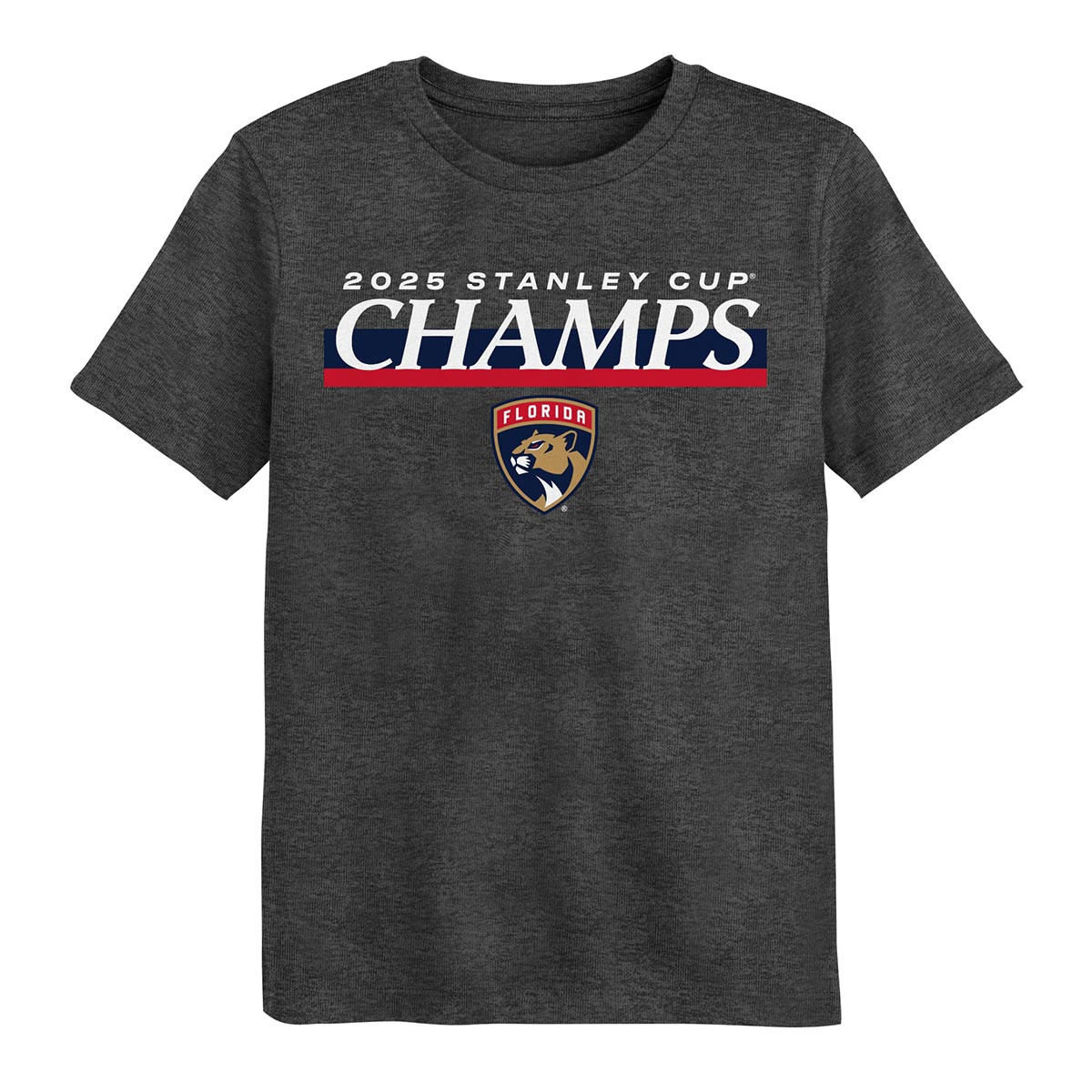 Florida Panthers Juvenile 2025 Stanley Cup Champions Roster T-Shirt