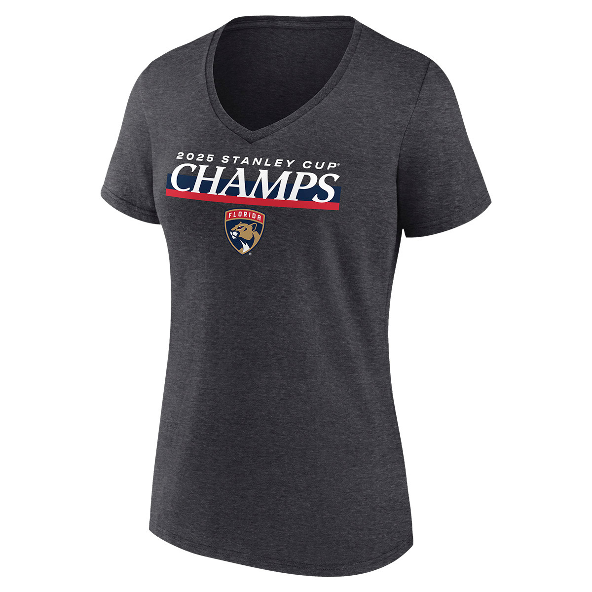 Florida Panthers Women's 2025 Stanley Cup Champions Give and Go Roster T-Shirt