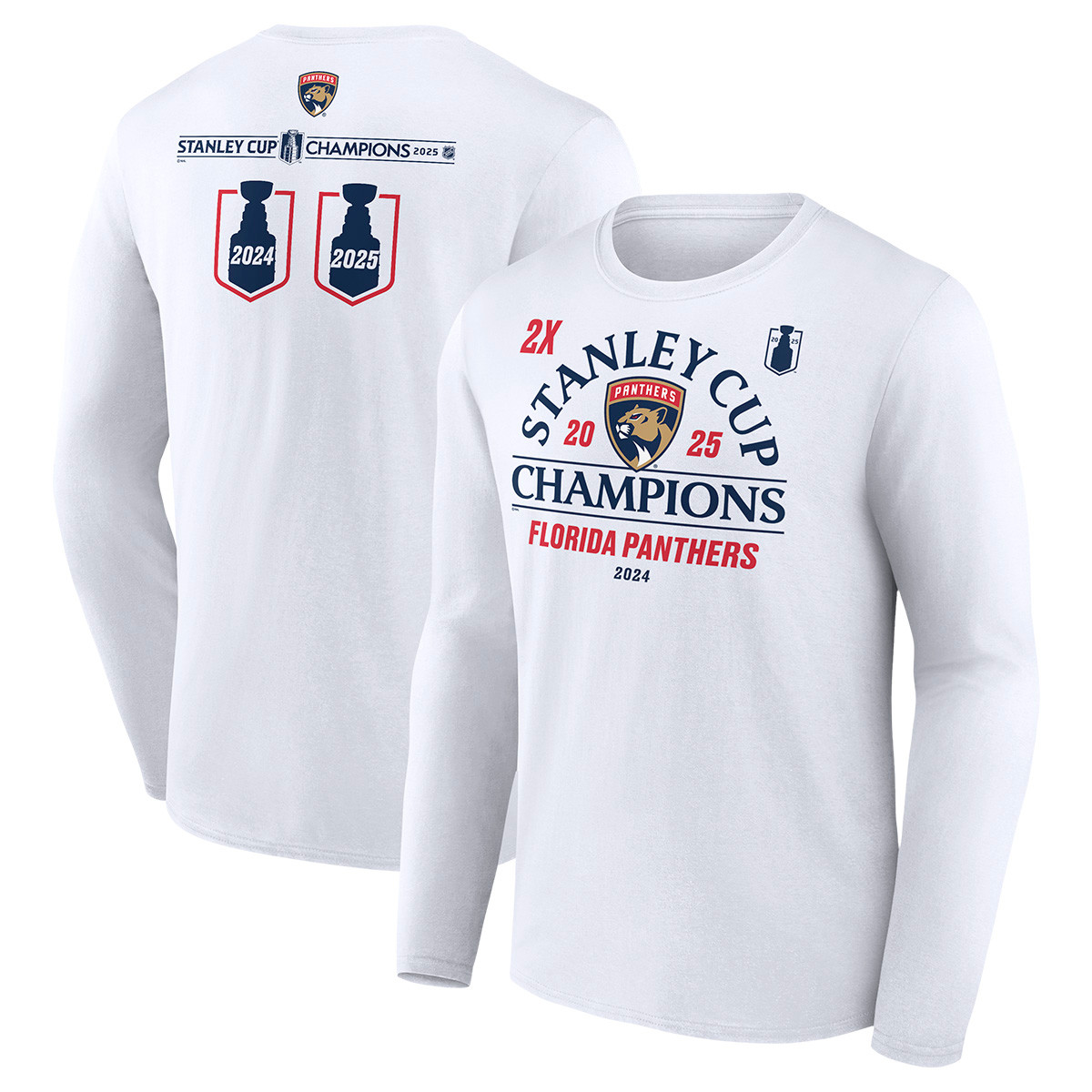 Florida Panthers 2024-2025 Back-to-Back Stanley Cup Champions Top