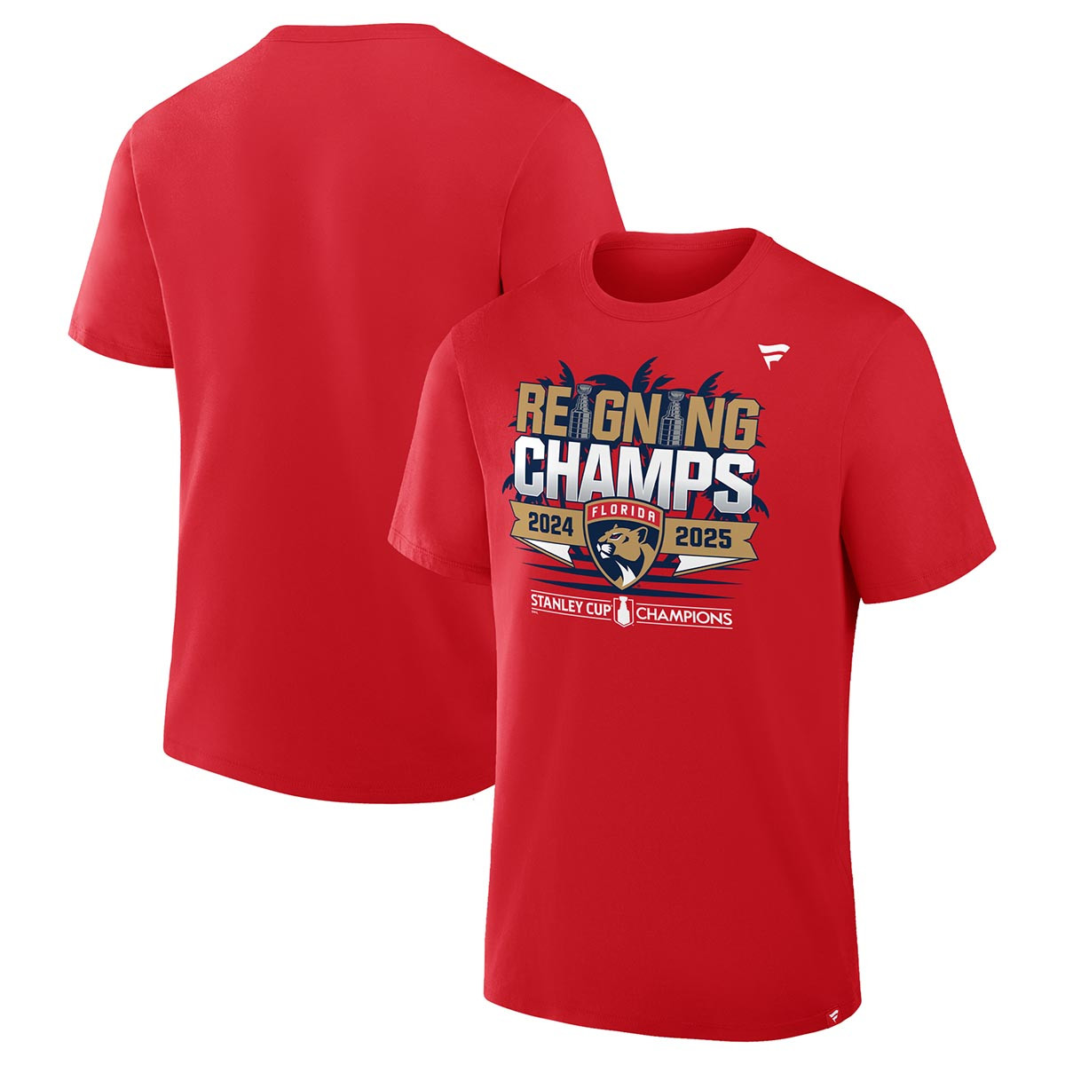 Florida Panthers 2024-2025 Back-to-Back Stanley Cup Champions Parade T-Shirt