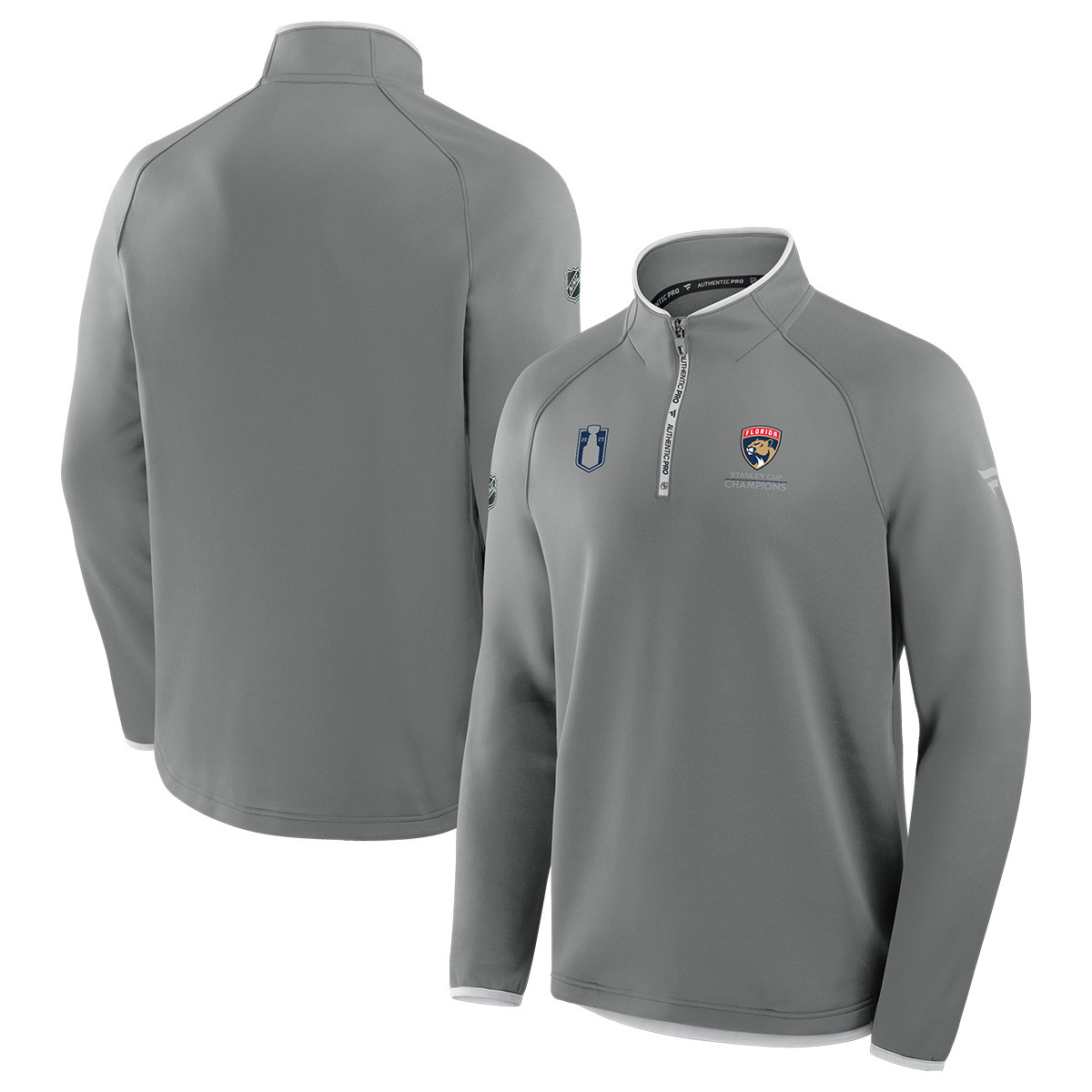 Florida Panthers 2025 Stanley Cup Champions Authentic Pro 1/4 Zip