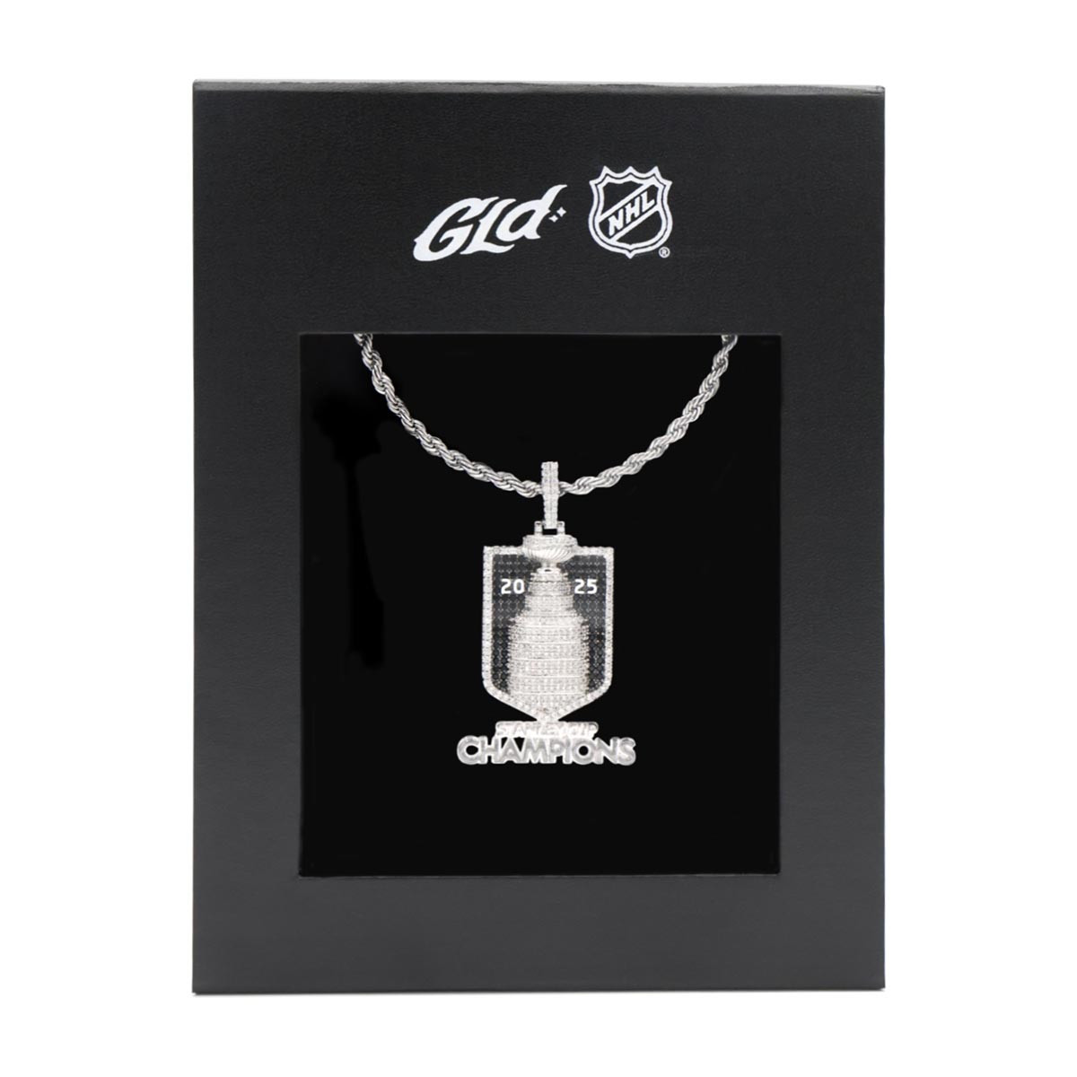 Florida Panthers 2025 Stanley Cup Champions Pendant Necklace