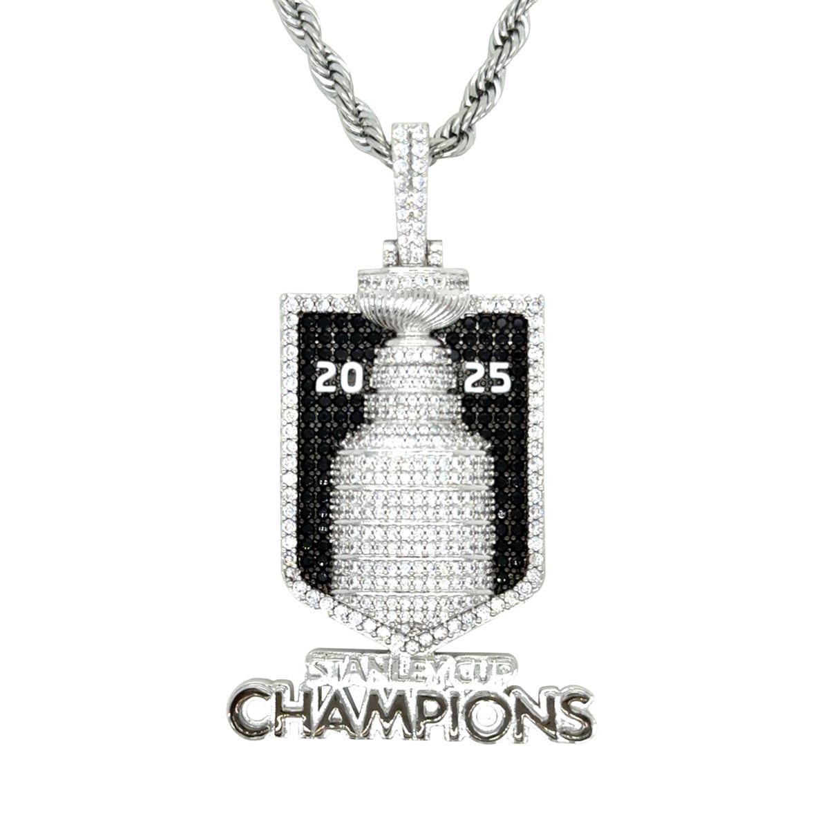 Florida Panthers 2025 Stanley Cup Champions Pendant Necklace