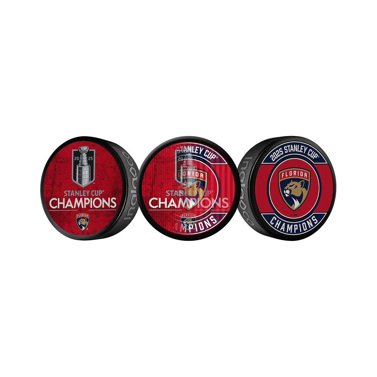 Florida Panthers 2025 Stanley Cup Champions Lenticular Puck - FLA