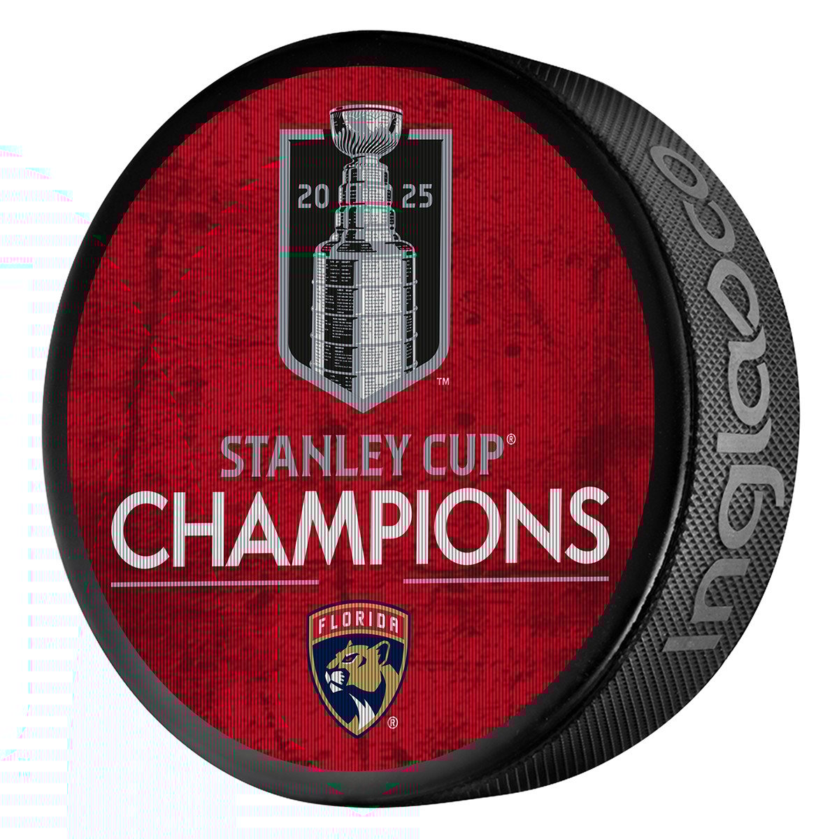 Florida Panthers 2025 Stanley Cup Champions Lenticular Puck