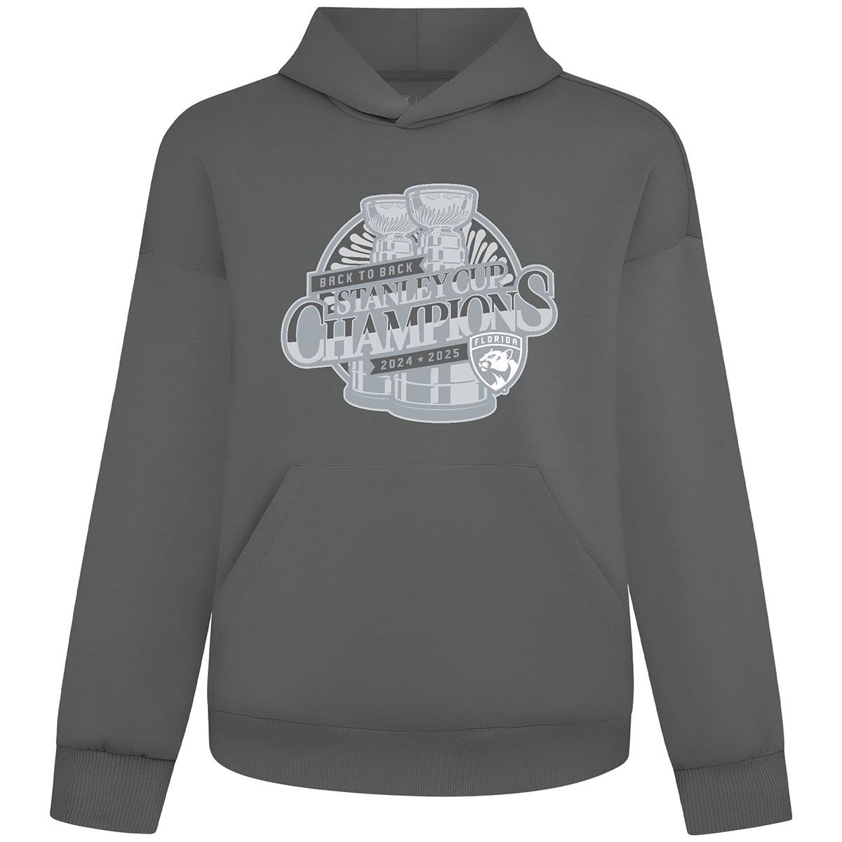 Florida Panthers 2024-2025 Back-to-Back Stanley Cup Champions Luxe Hooded Sweatshirt