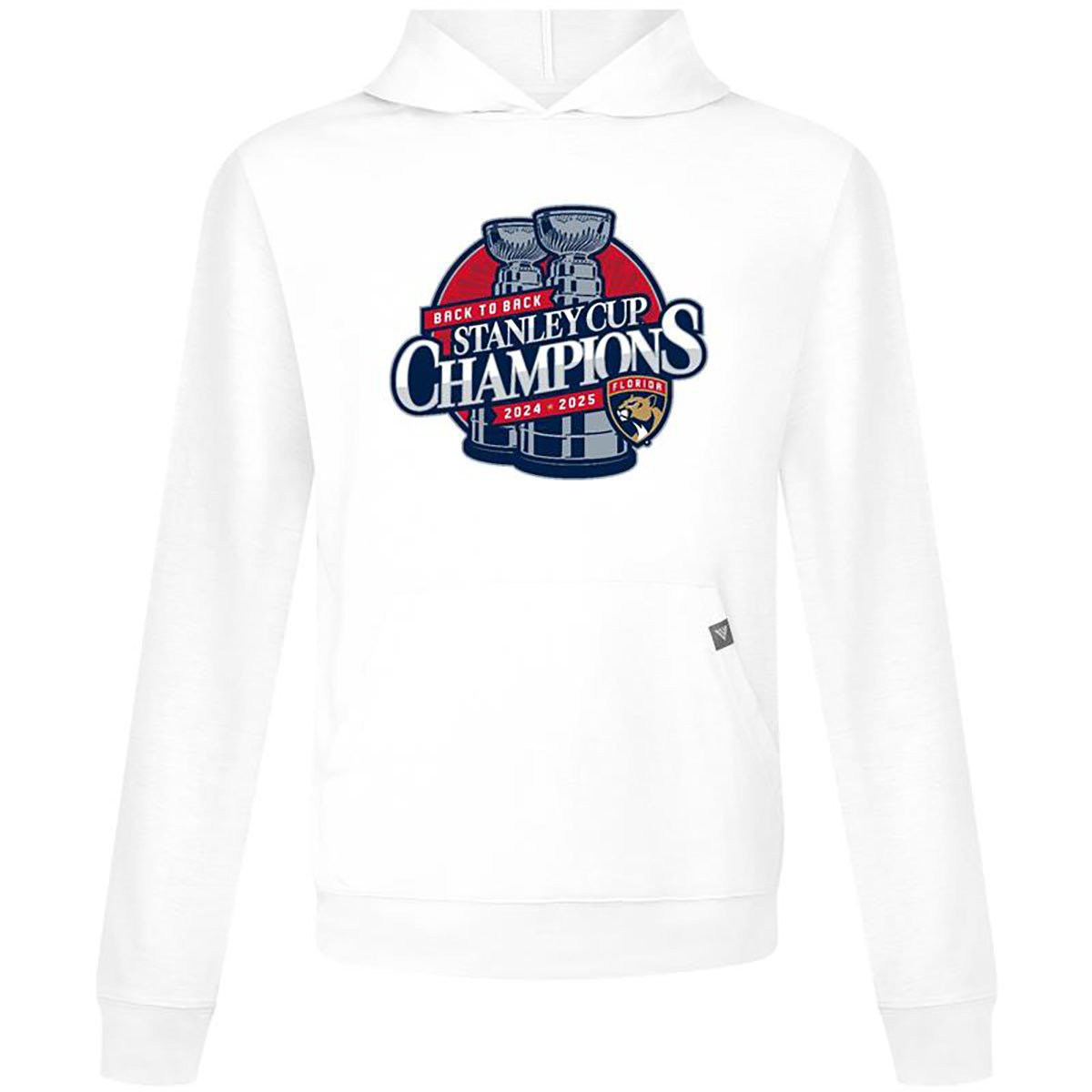 Florida Panthers Youth 2024-2025 Back-to-Back Stanley Cup Champions Relay Lightweight Hoodie