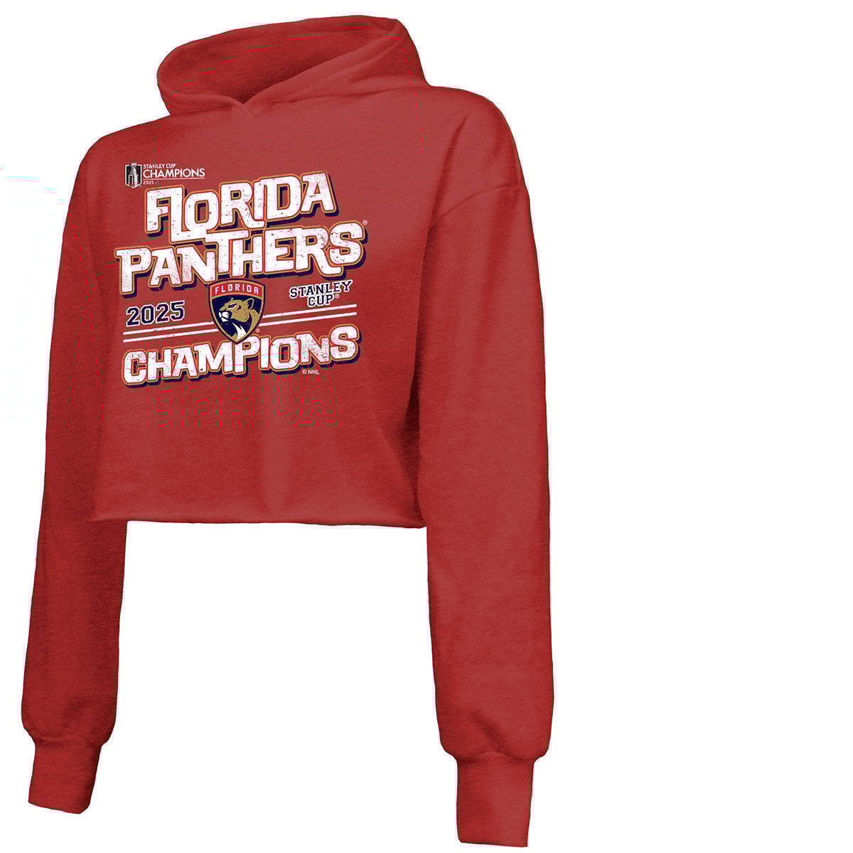 Florida Panthers Women's 2025 Stanley Cup Champions Hooded Sweatshirt