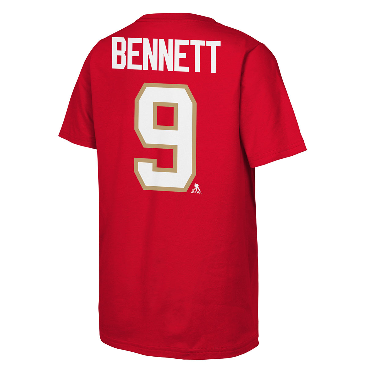 Florida Panthers Youth #9 Sam Bennett Name & Number Shirt - FLA