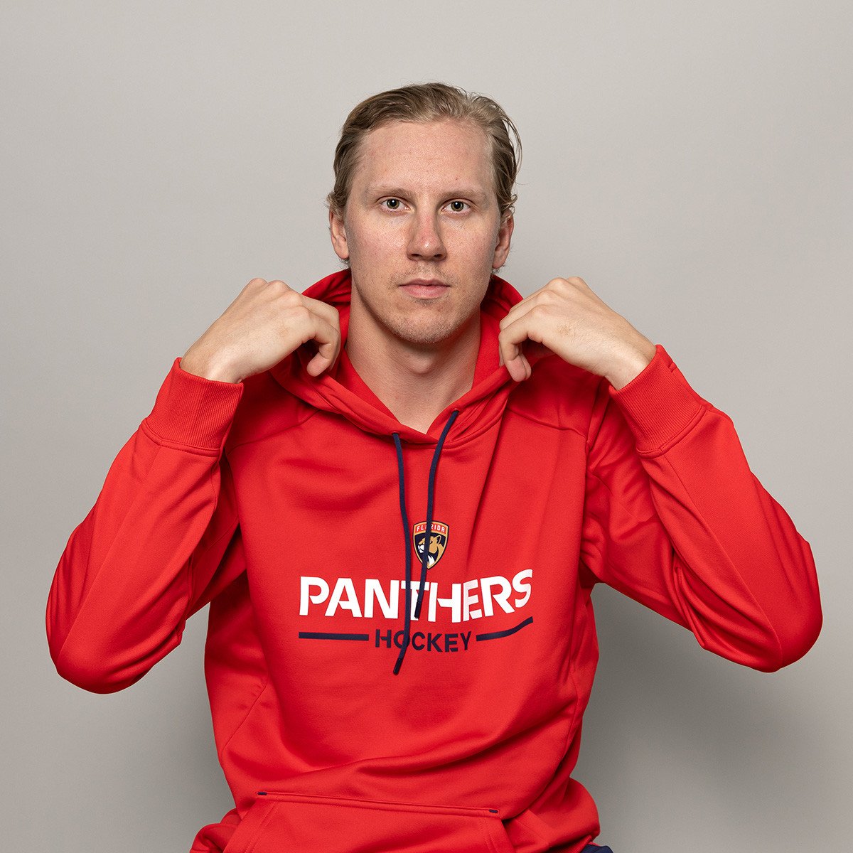 Florida Panthers 2025 Authentic Pro Rink Hooded Pullover