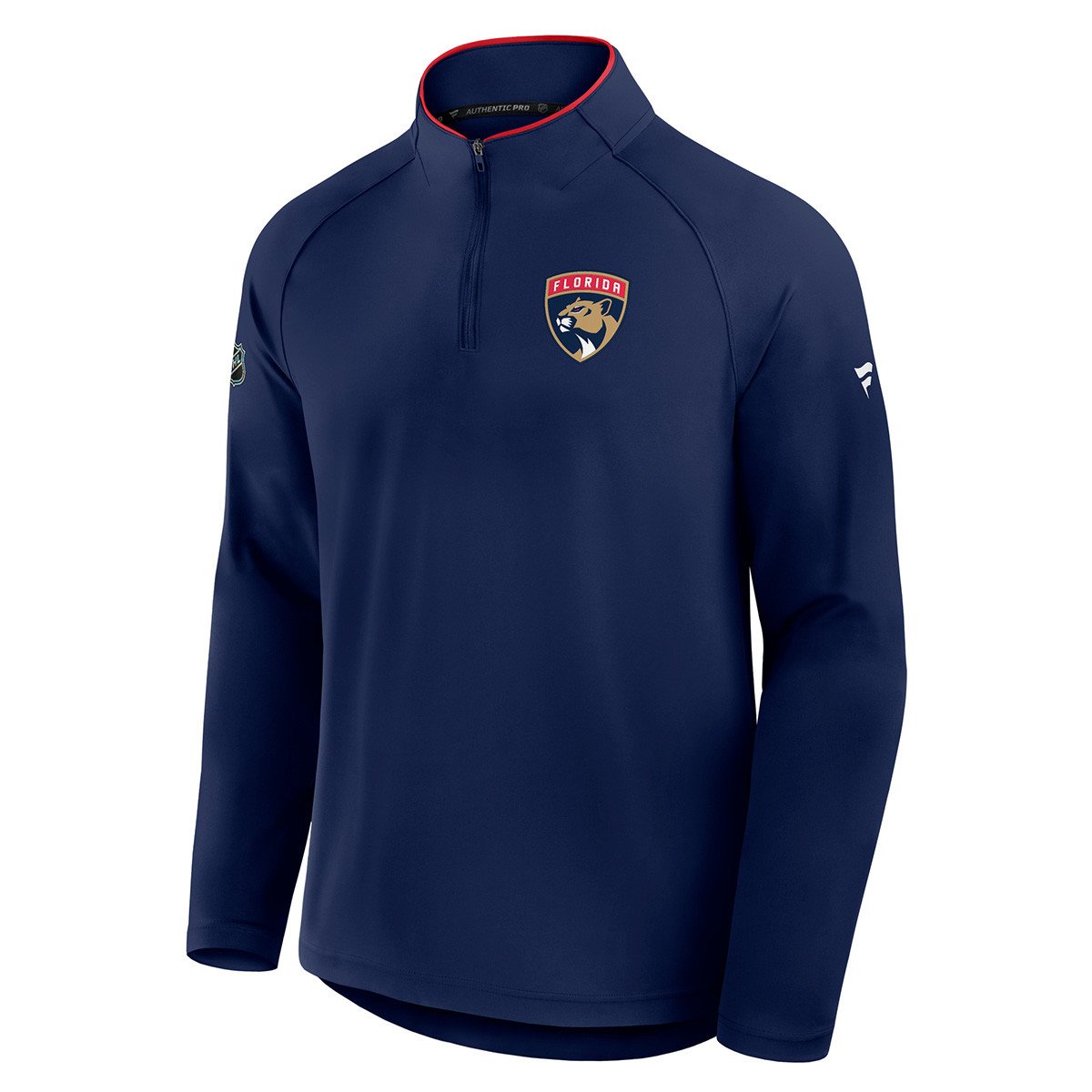 Florida Panthers 2025 Authentic Pro Rink Train 1/4 Zip Pullover
