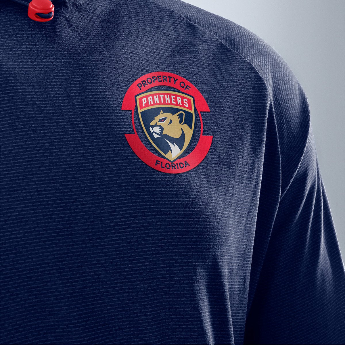 Florida Panthers 2025 Authentic Pro Rink Lightweight Hooded Pullover