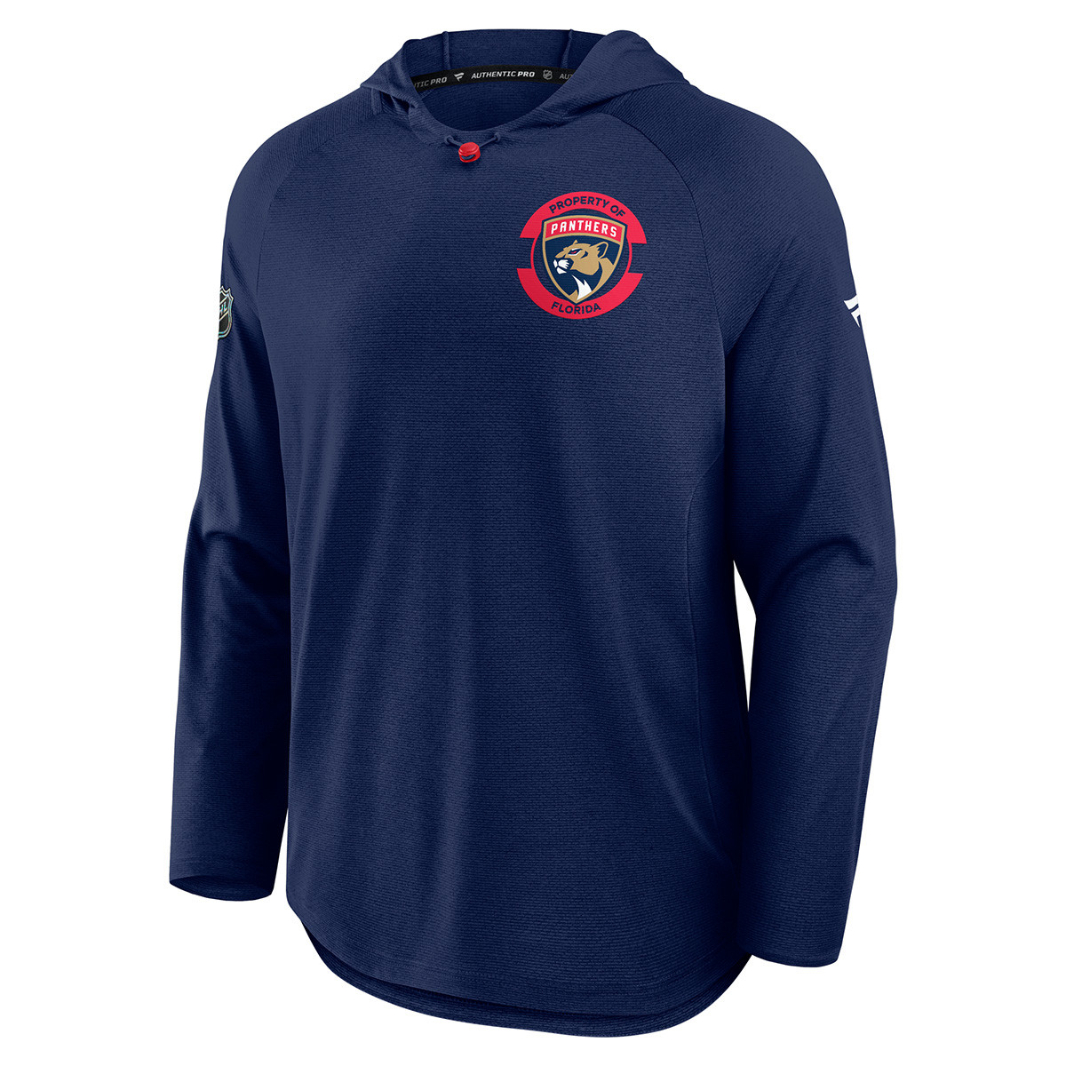 Florida Panthers 2025 Authentic Pro Rink Lightweight Hooded Pullover