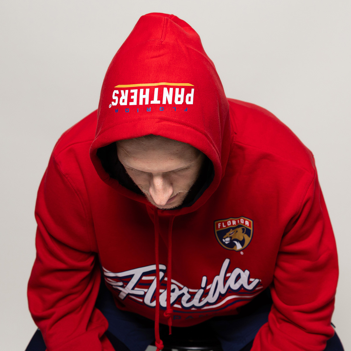 Florida Panthers Throwback Script Hooded Sweatshirt