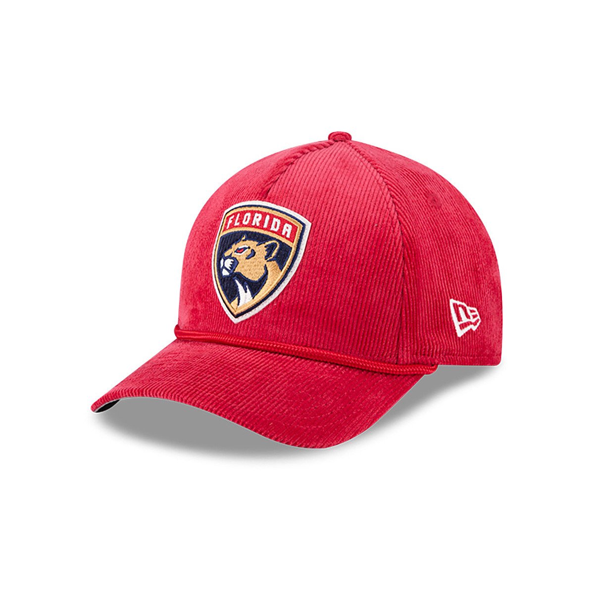 Florida Panthers Red 9FORTY A-Frame Corduroy Rope Cap