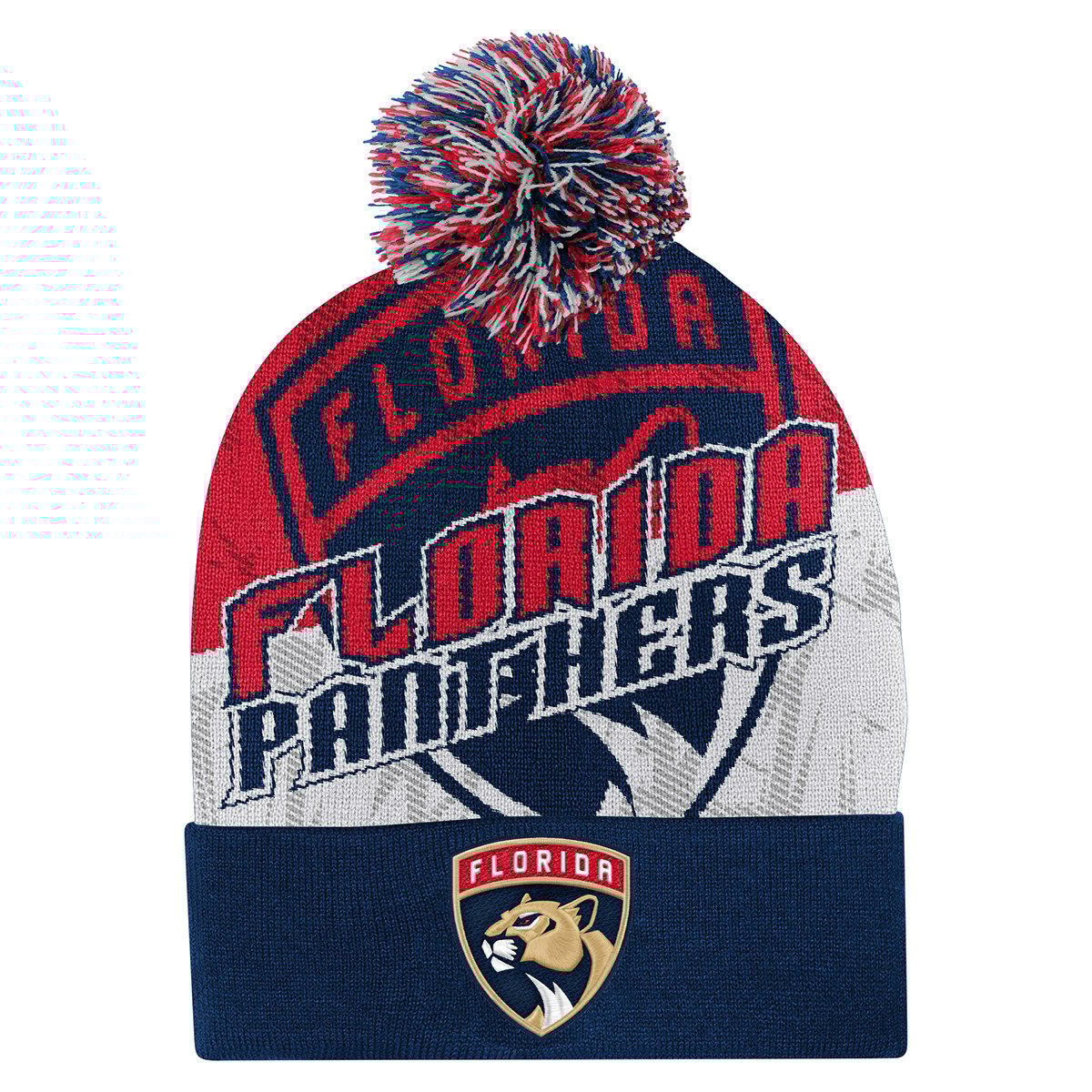 Florida Panthers Youth New Edge Knit Cap