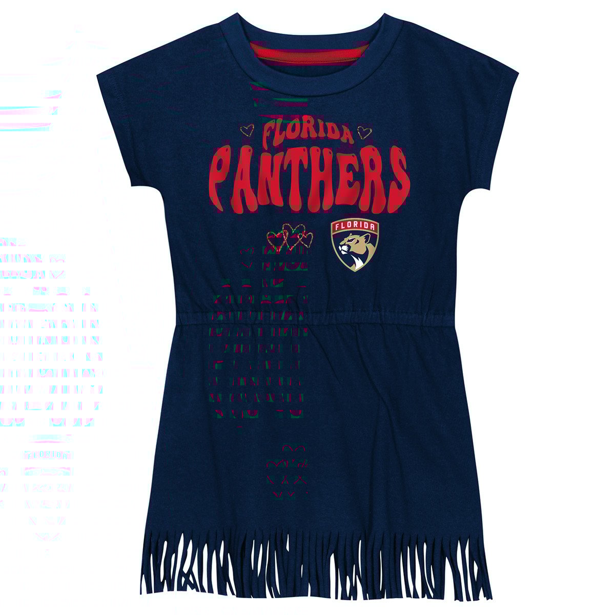 Florida Panthers Juvenile Girls Melted Hearts Dress