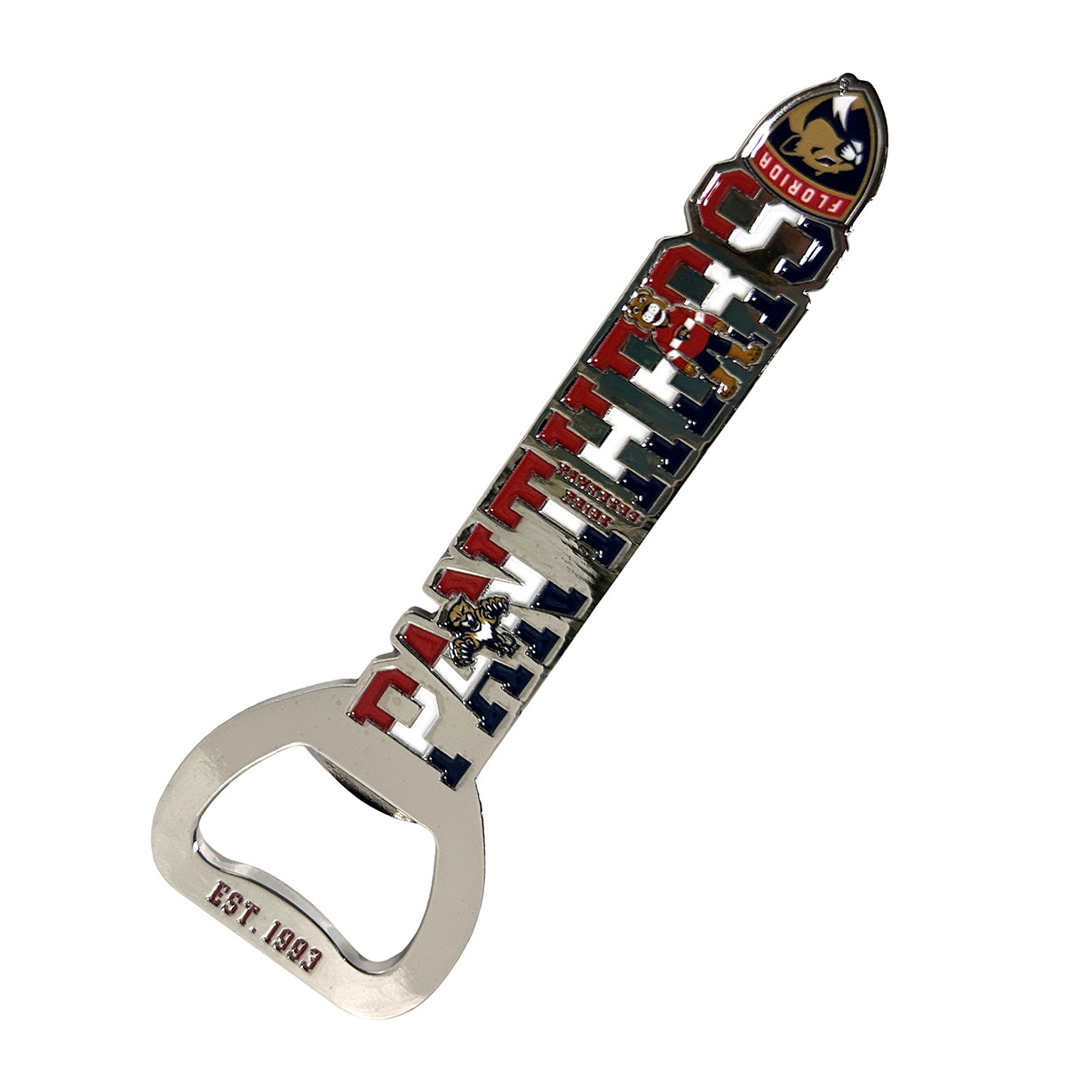 Florida Panthers Wordmark Magnetic Bottle Opener