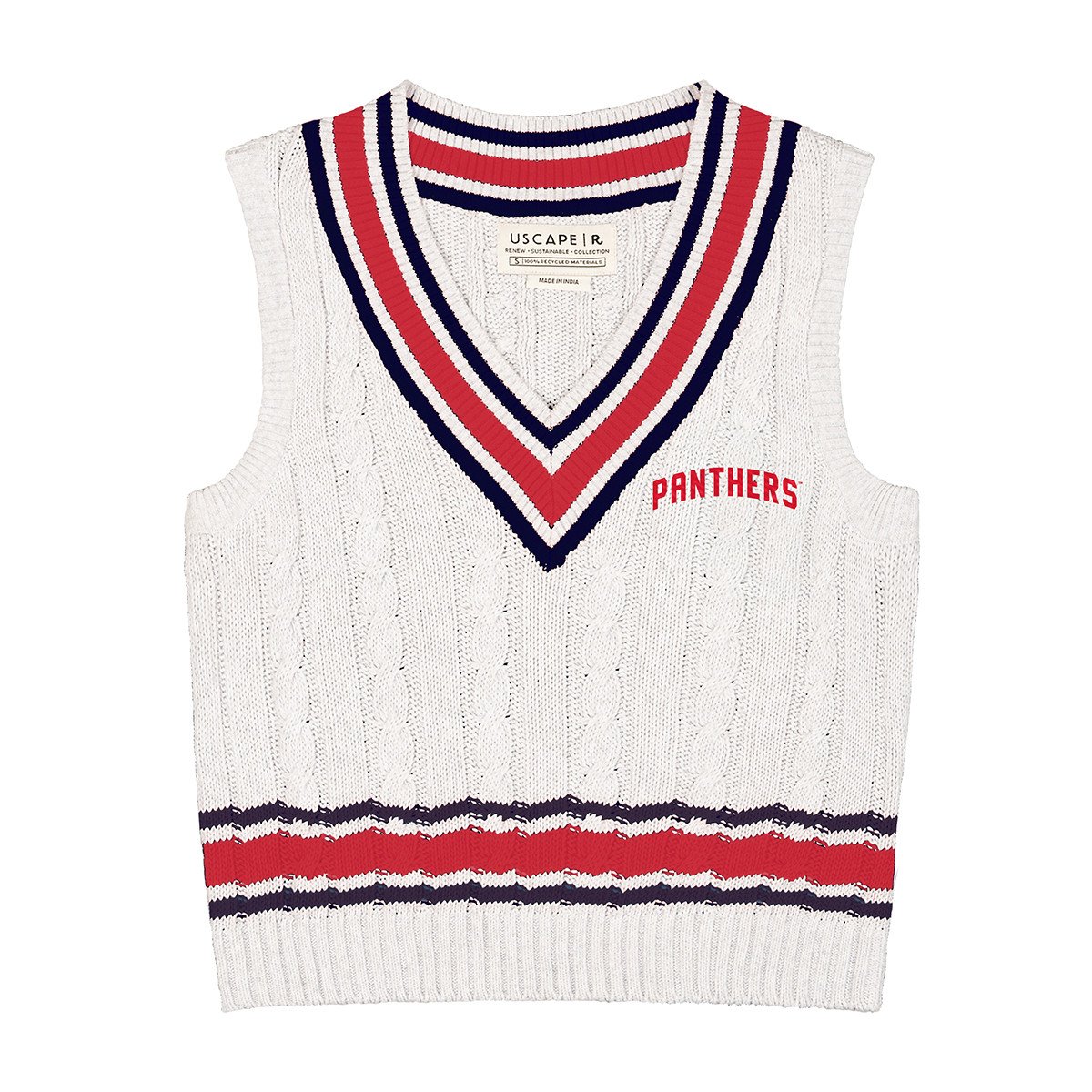 Florida Panthers Women's Cable Knit Sweater Vest