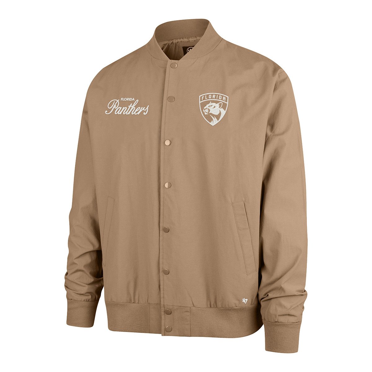 Florida Panthers Euro Step Twill Bomber Jacket