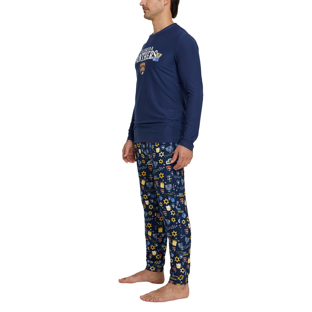 Florida Panthers Navy Chesnut Pajama Set