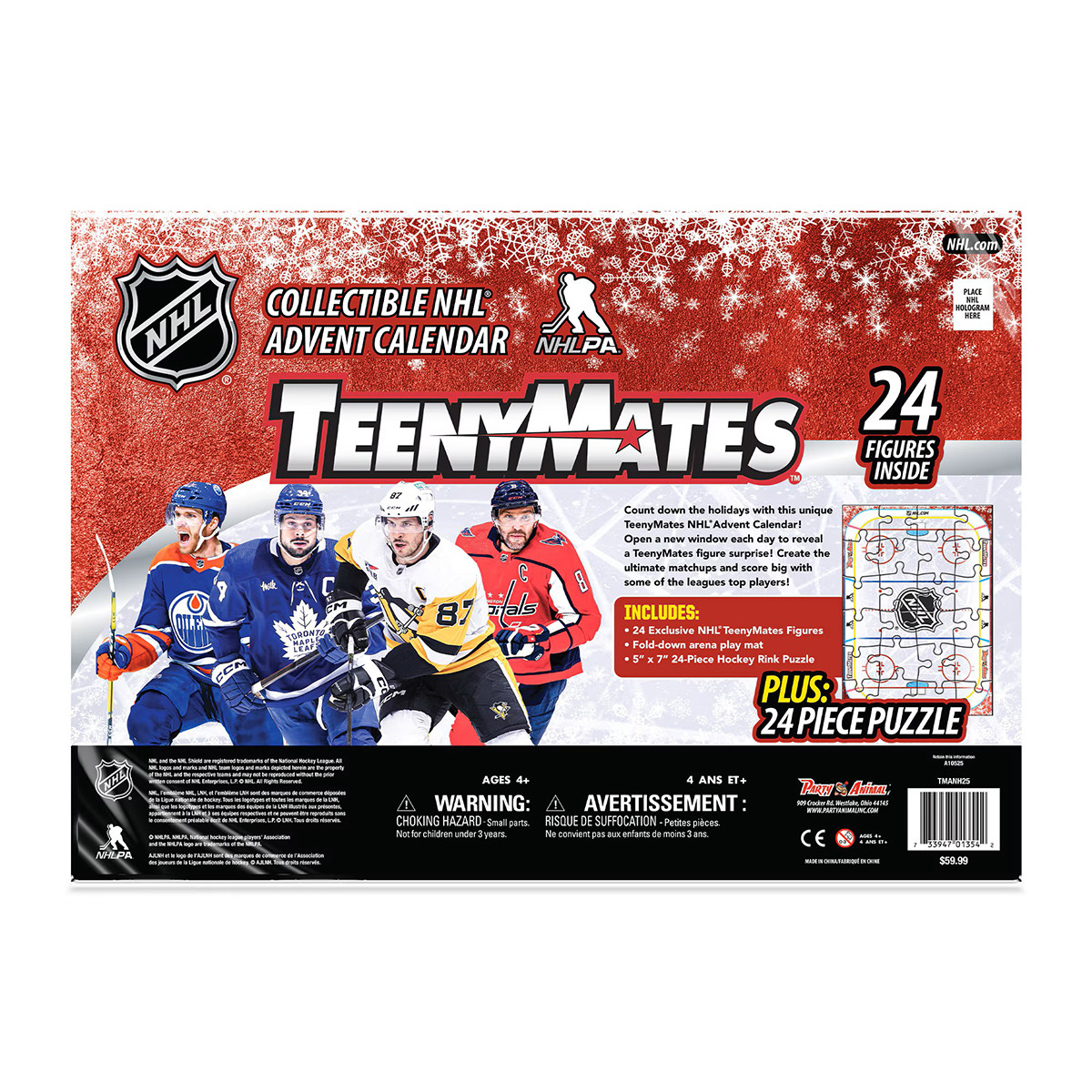 NHL TeenyMates Collectible Advent Calendar