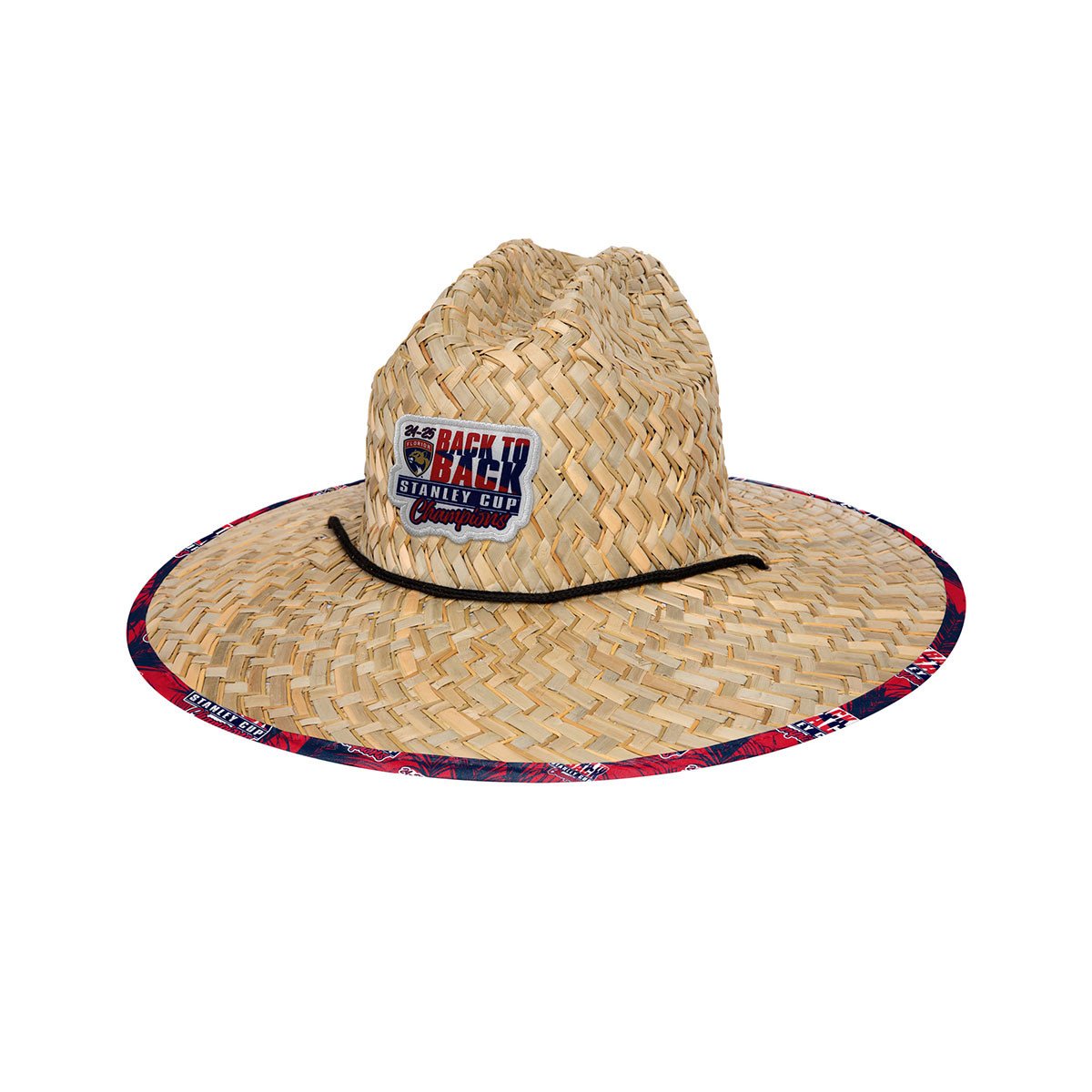 Florida Panthers 2024-2025 Back-to-Back Stanley Cup Champions Straw Hat